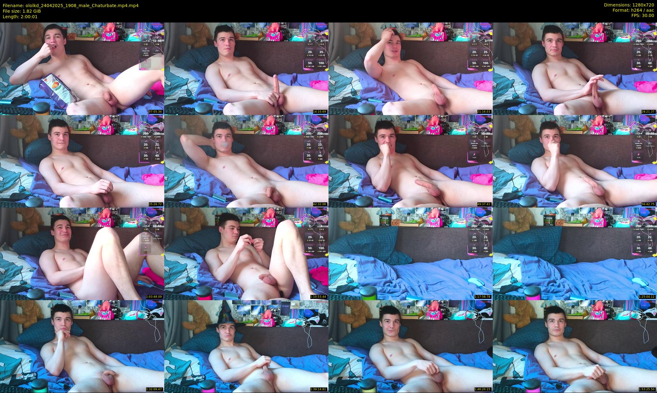 ololkd — 121 minute Chaturbate male cam show recording, 720p, Apr 24, 2025