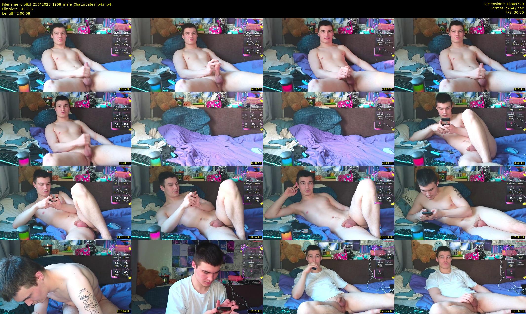 ololkd — 121 minute Chaturbate male cam show recording, 720p, Apr 25, 2025