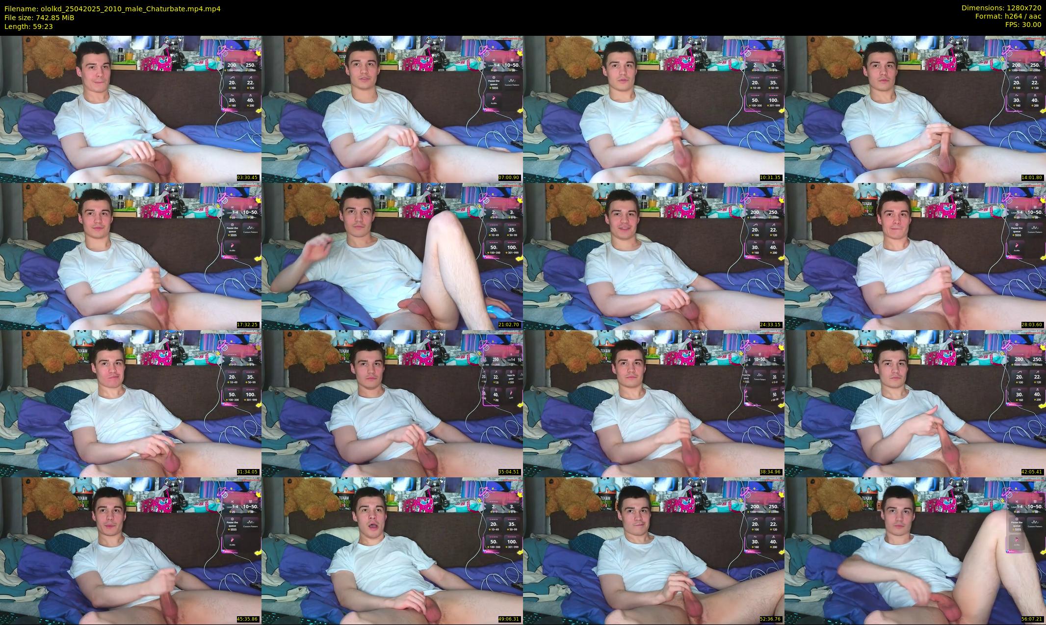 ololkd — 60 minute Chaturbate male cam show recording, 720p, Apr 25, 2025