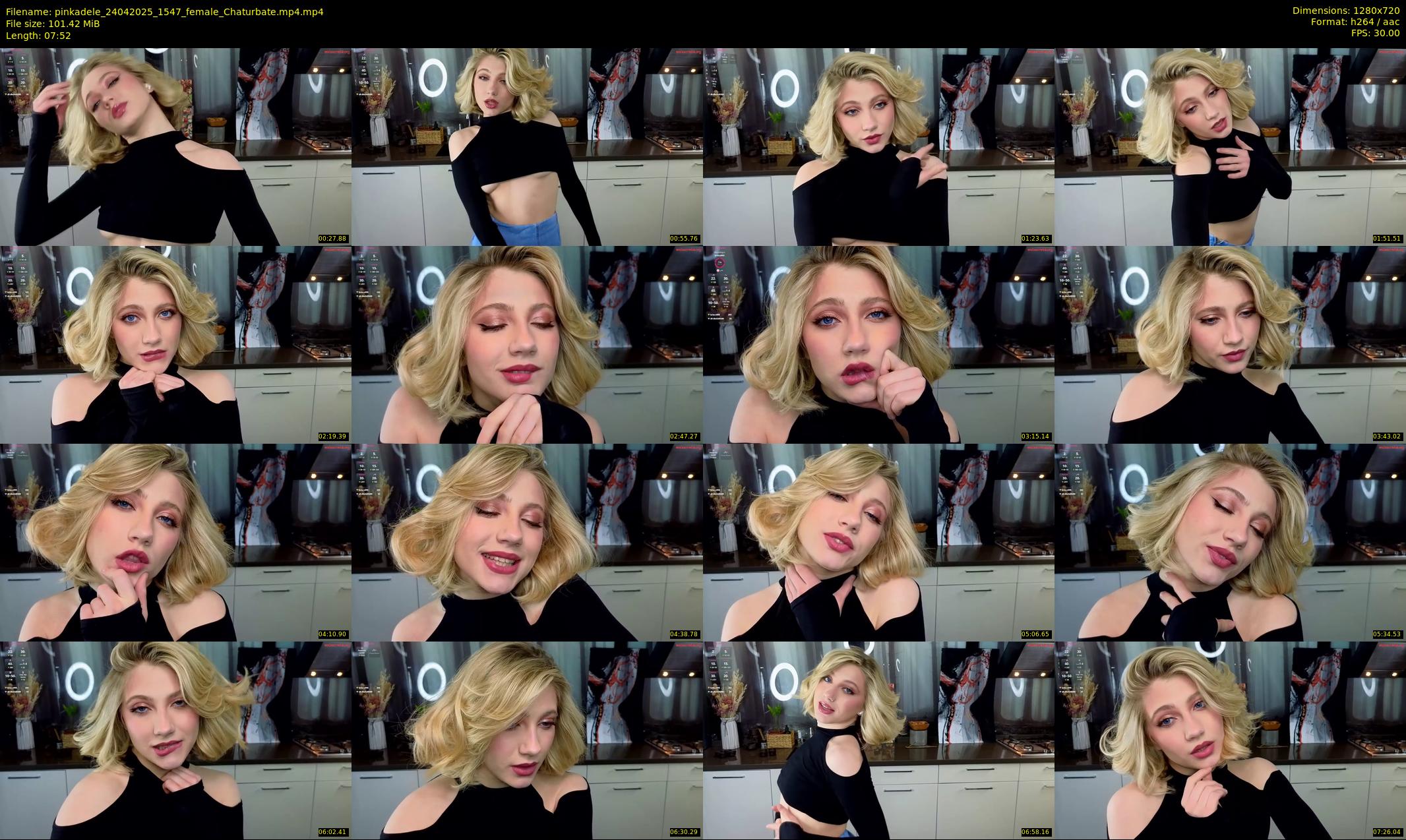 pinkadele — 8 minute Chaturbate female cam show recording, 720p, Apr 24, 2025