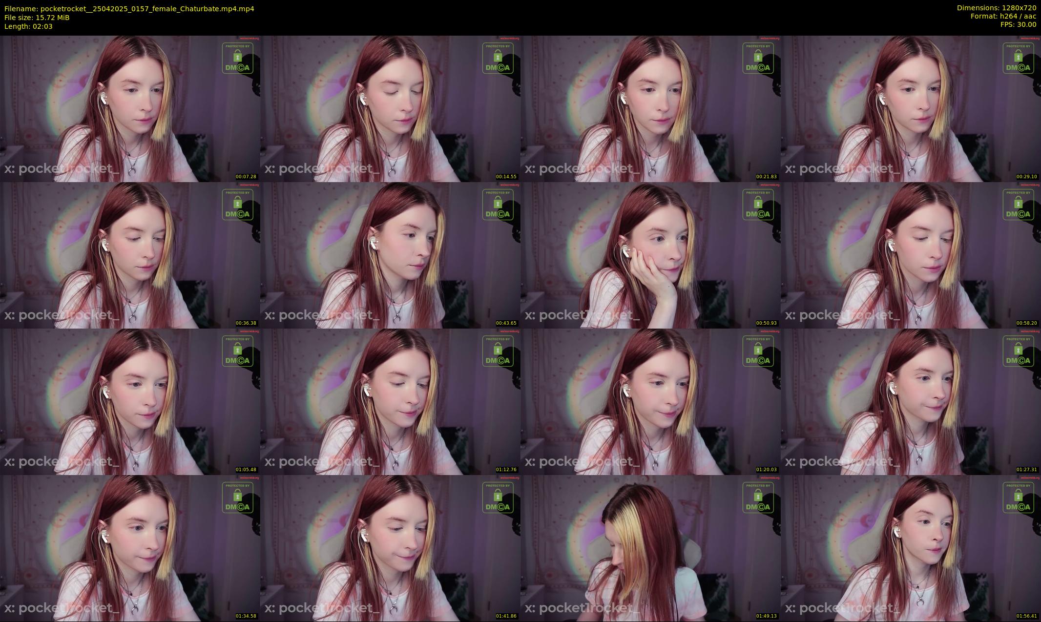 pocketrocket_ — 3 minute Chaturbate female cam show recording, 720p, Apr 25, 2025