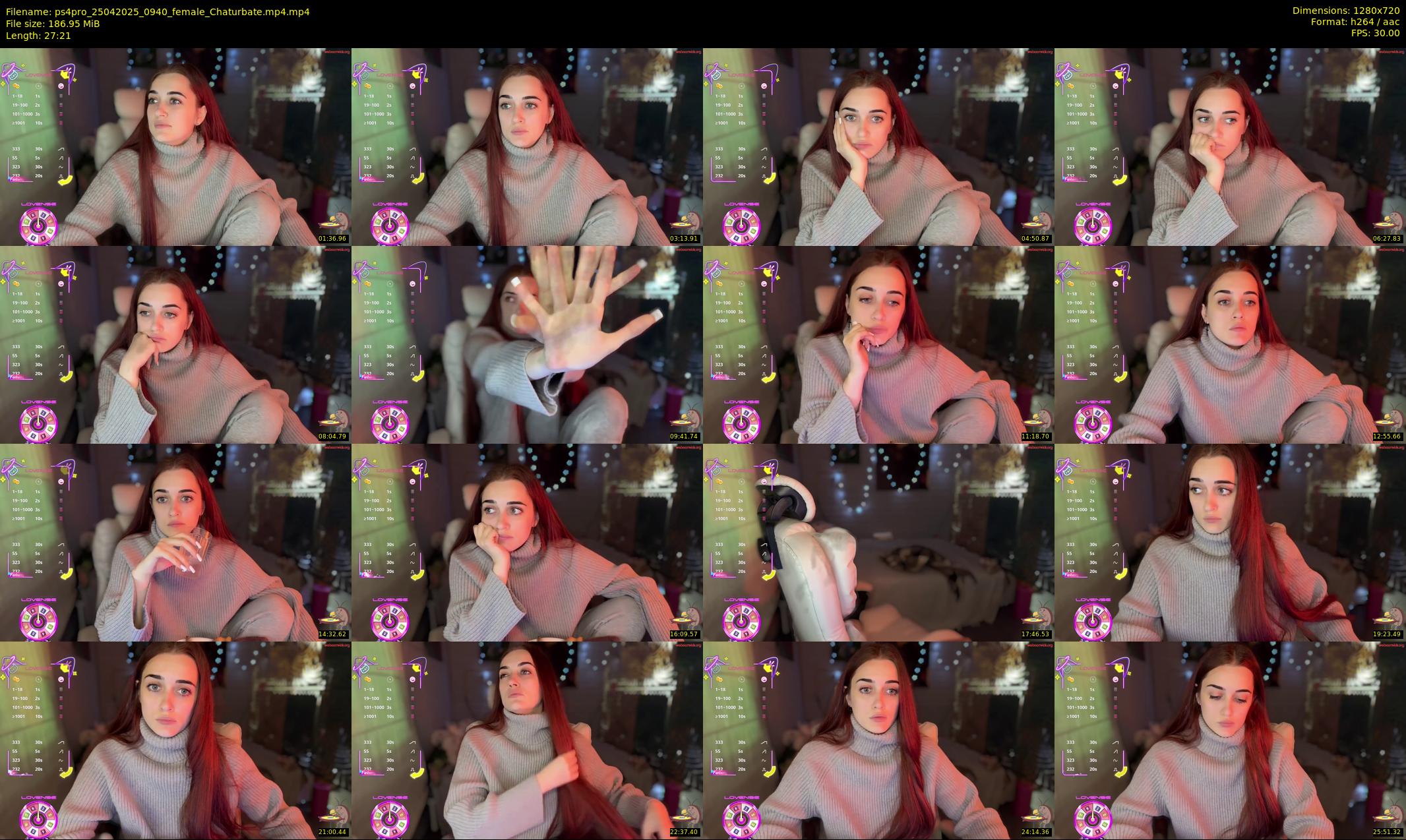 ps4pro — 28 minute Chaturbate female cam show recording, 720p, Apr 25, 2025