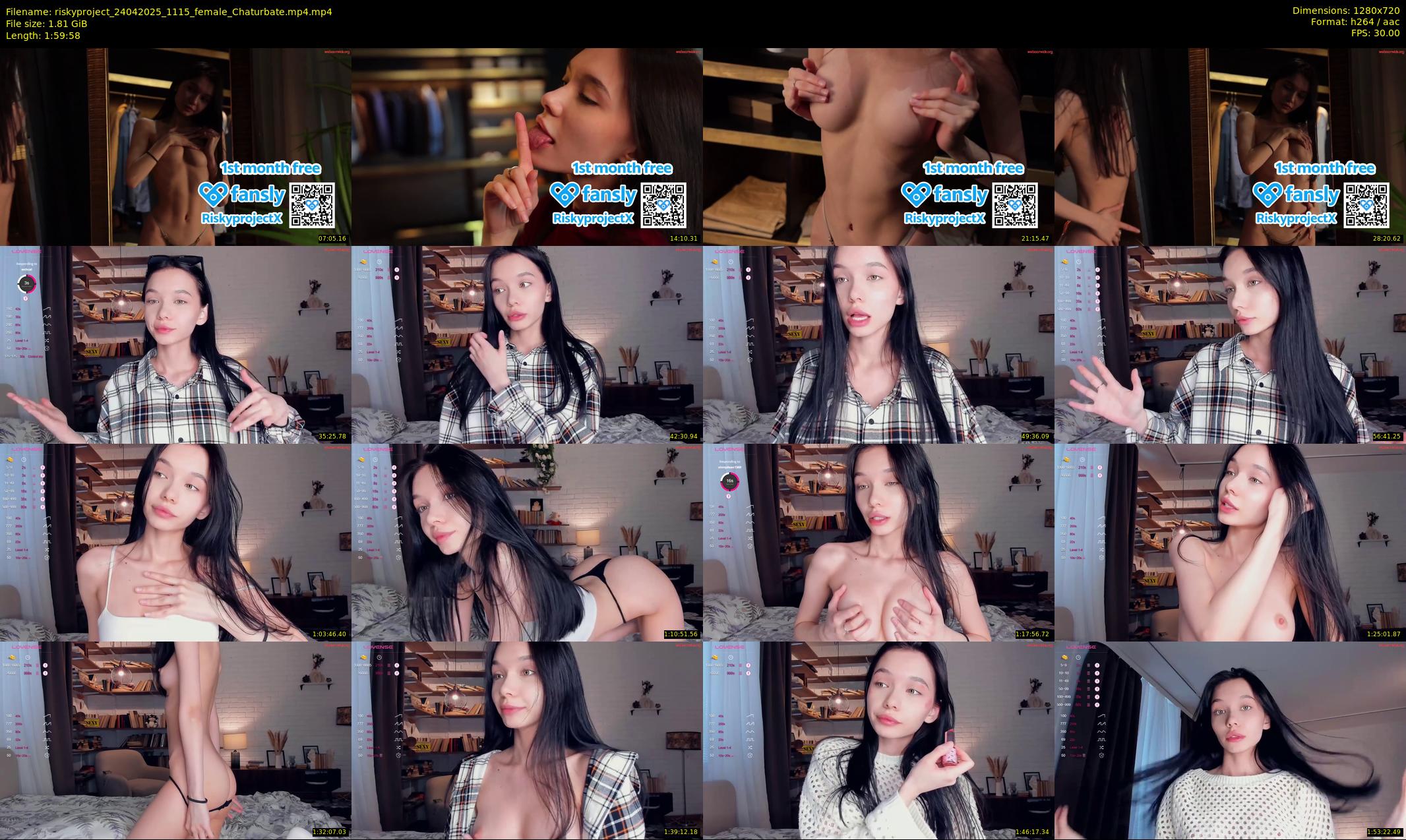 riskyproject — 120 minute Chaturbate couple cam show recording, 720p, Apr 24, 2025