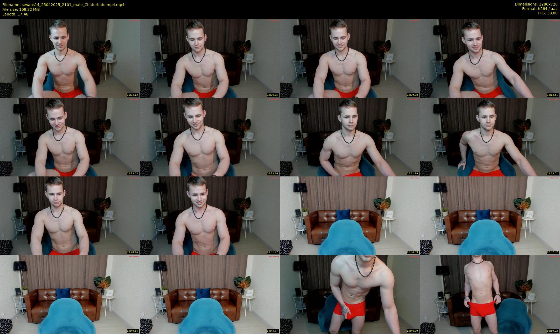 sevans14 — 18 minute Chaturbate male cam show recording, 720p, Apr 25, 2025