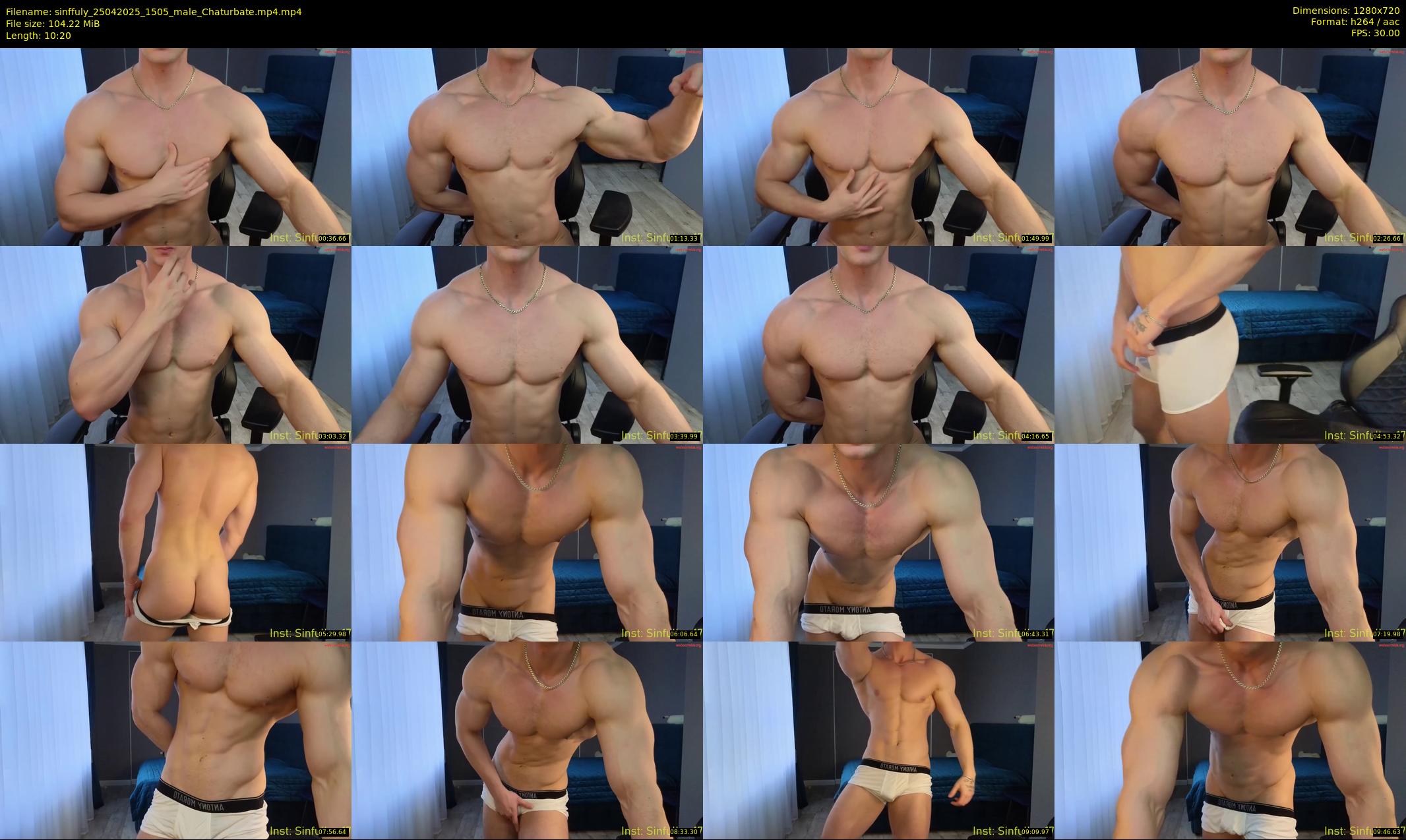 sinffuly — 11 minute Chaturbate male cam show recording, 720p, Apr 25, 2025