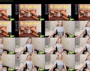 sub_button — 21 minute Chaturbate female cam show recording, 720p, Apr 24, 2025
