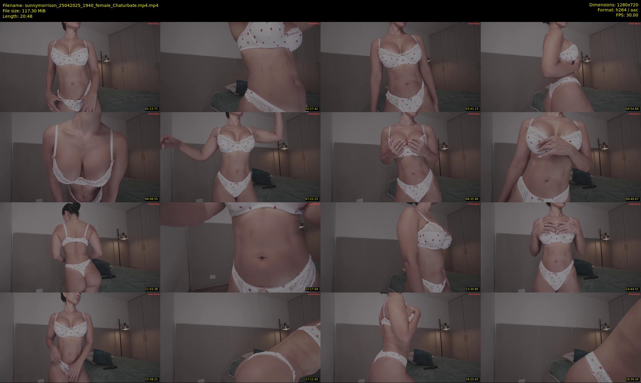 sunnymorrison — 21 minute Chaturbate female cam show recording, 720p, Apr 25, 2025