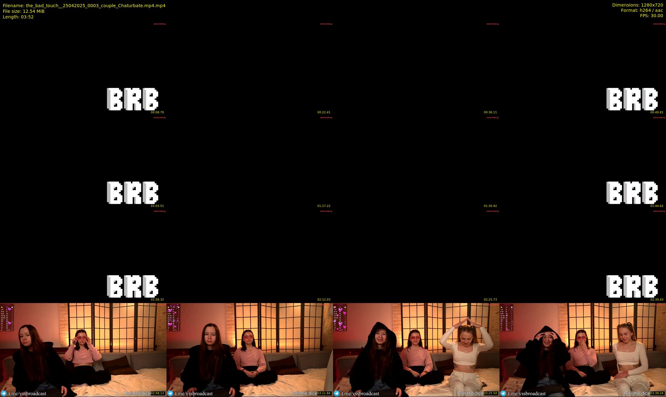 the_bad_touch_ — 4 minute Chaturbate couple cam show recording, 720p, Apr 25, 2025