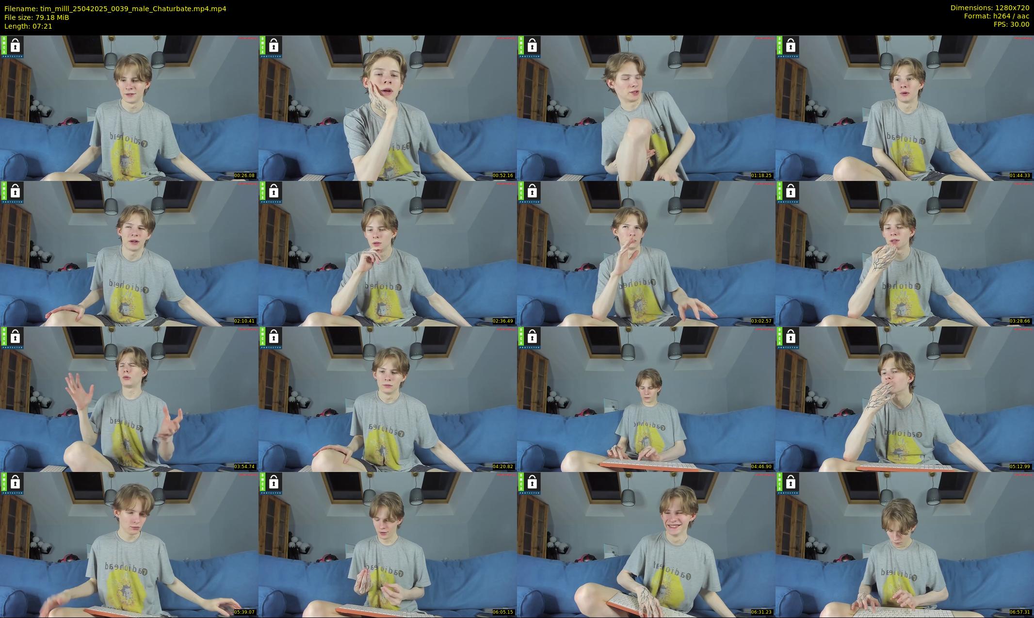 tim_milll — 8 minute Chaturbate male cam show recording, 720p, Apr 25, 2025