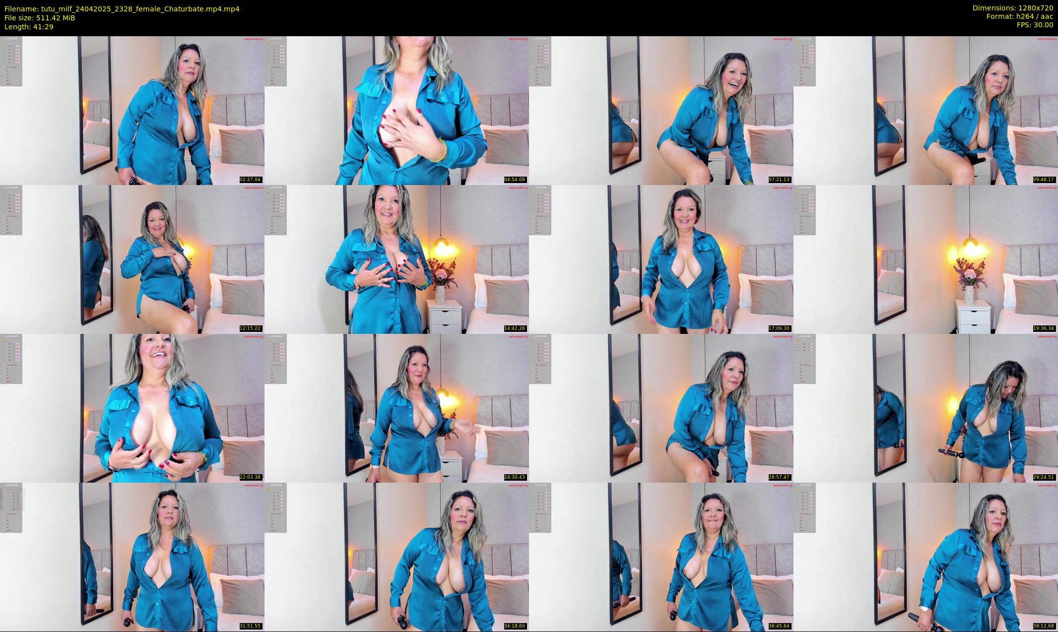 tutu_milf — 42 minute Chaturbate female cam show recording, 720p, Apr 24, 2025