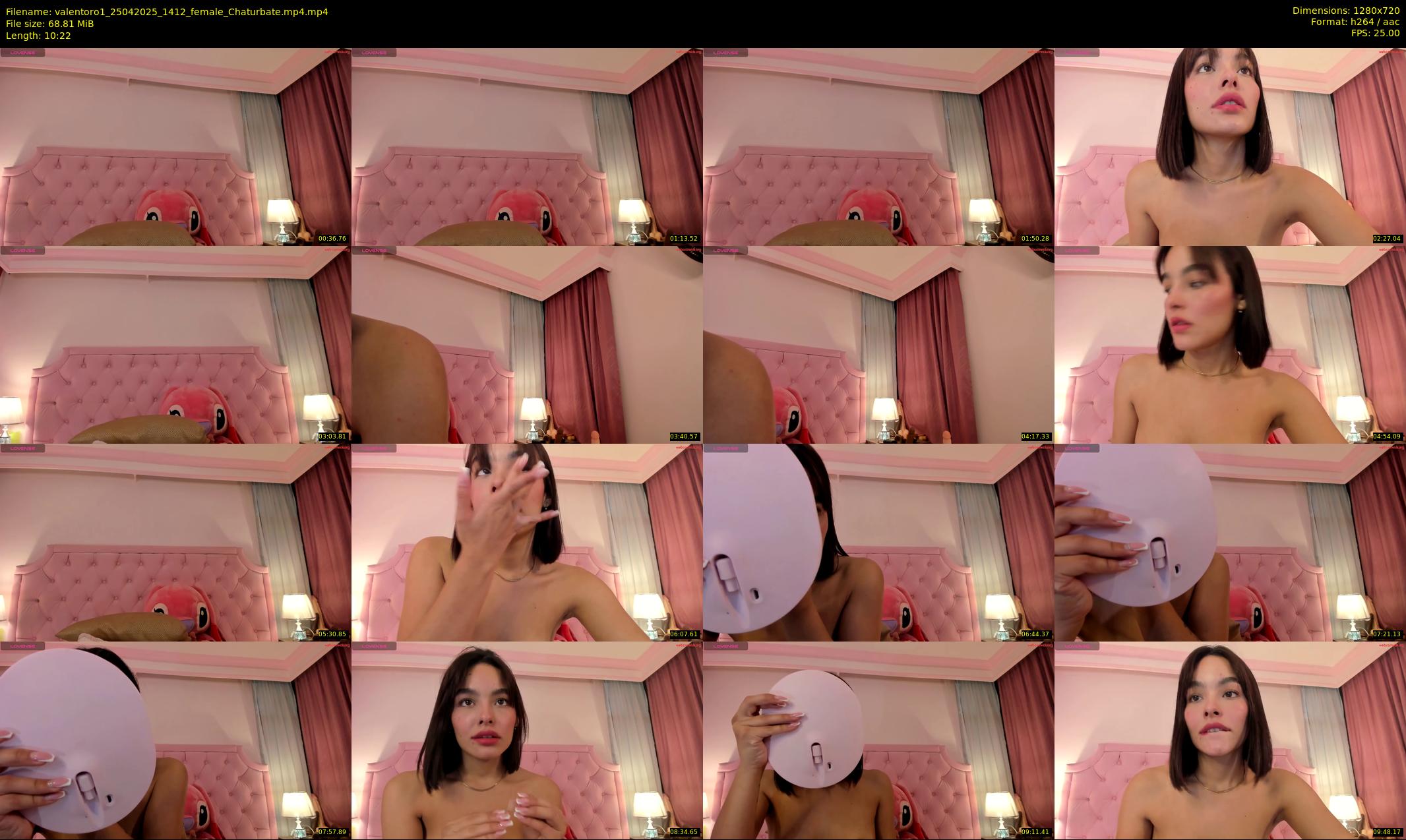 valentoro1 — 11 minute Chaturbate female cam show recording, 720p, Apr 25, 2025