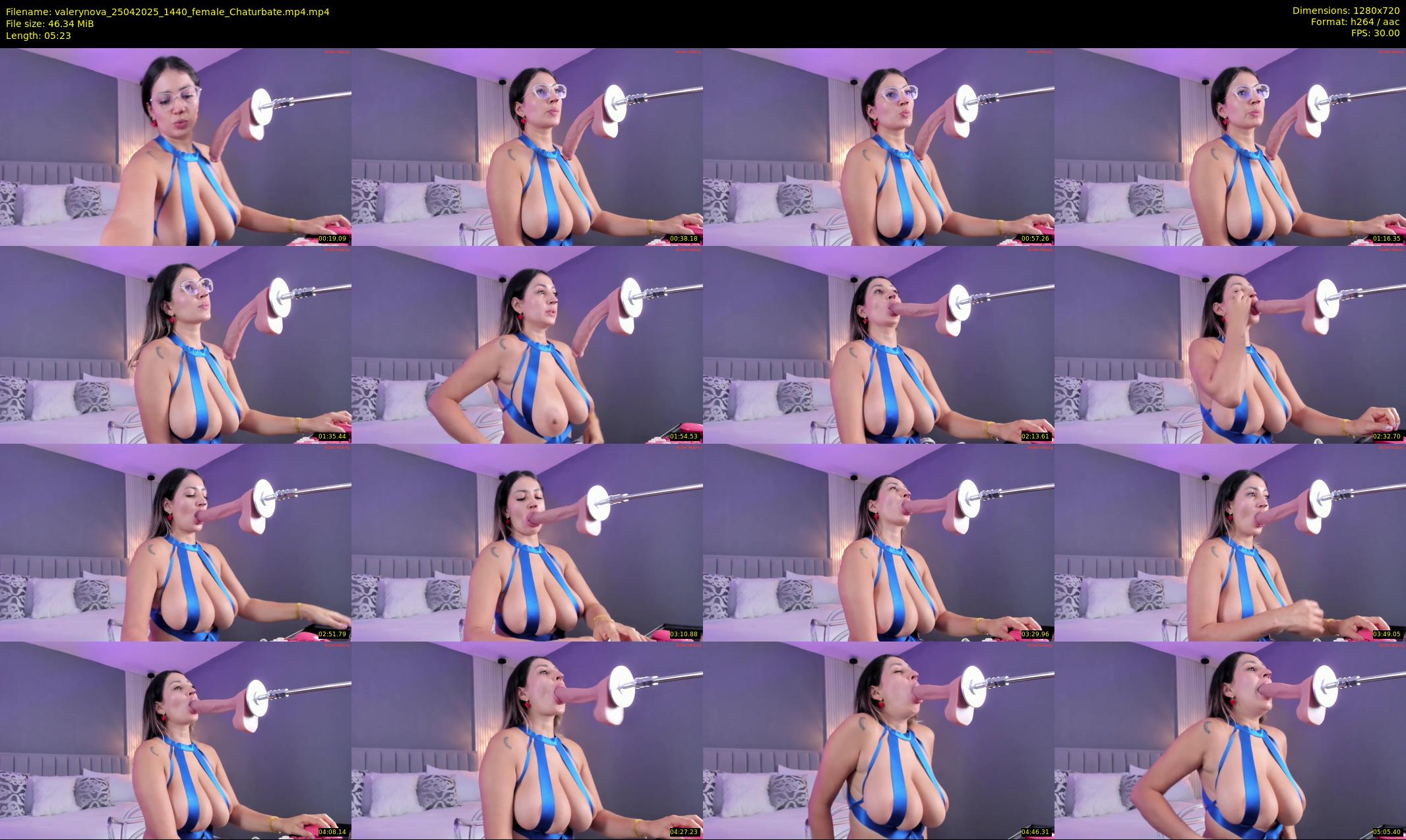 valerynova — 6 minute Chaturbate female cam show recording, 720p, Apr 25, 2025
