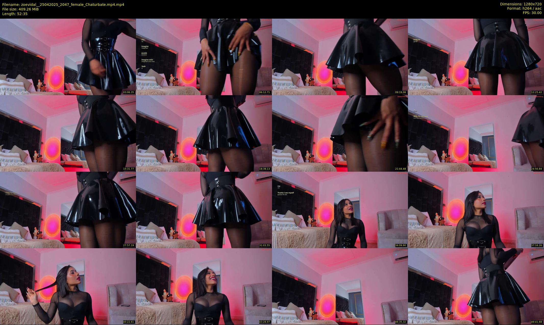 zoevidal_ — 53 minute Chaturbate female cam show recording, 720p, Apr 25, 2025