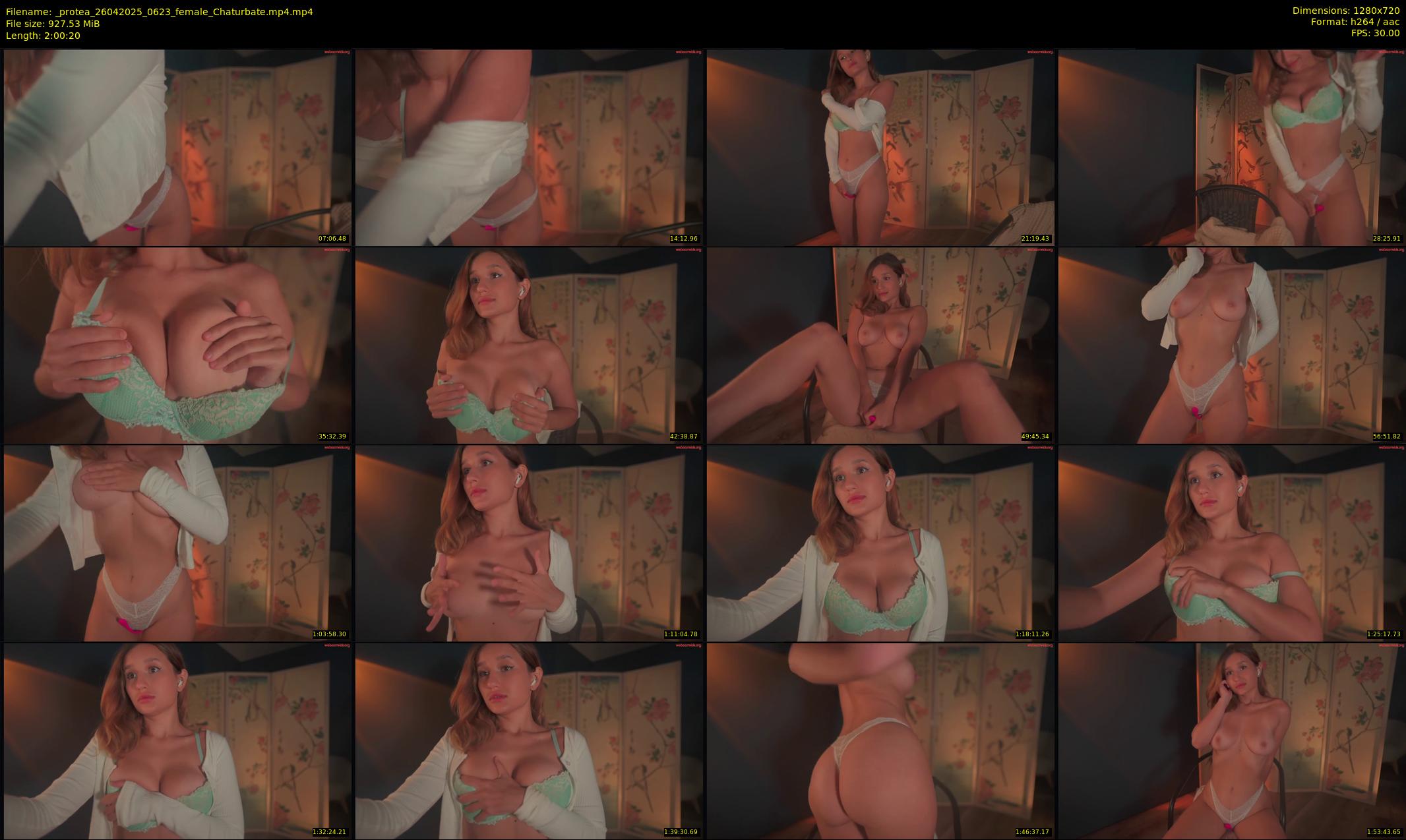 _protea — 121 minute Chaturbate female cam show recording, 720p, Apr 26, 2025