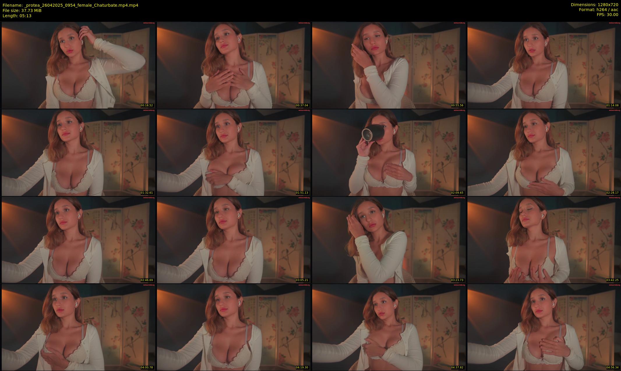 _protea — 6 minute Chaturbate female cam show recording, 720p, Apr 26, 2025