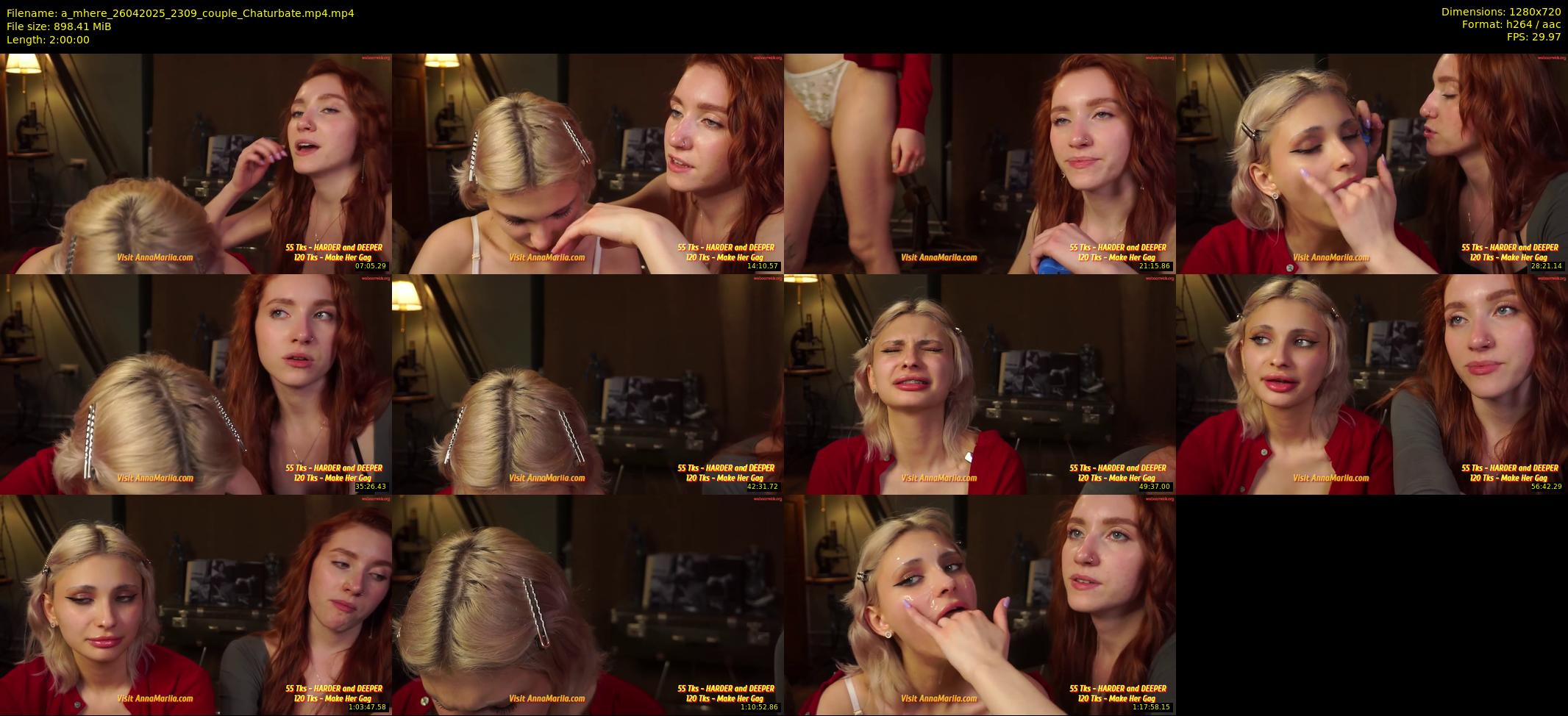 a_mhere — 120 minute Chaturbate couple cam show recording, 720p, Apr 26, 2025