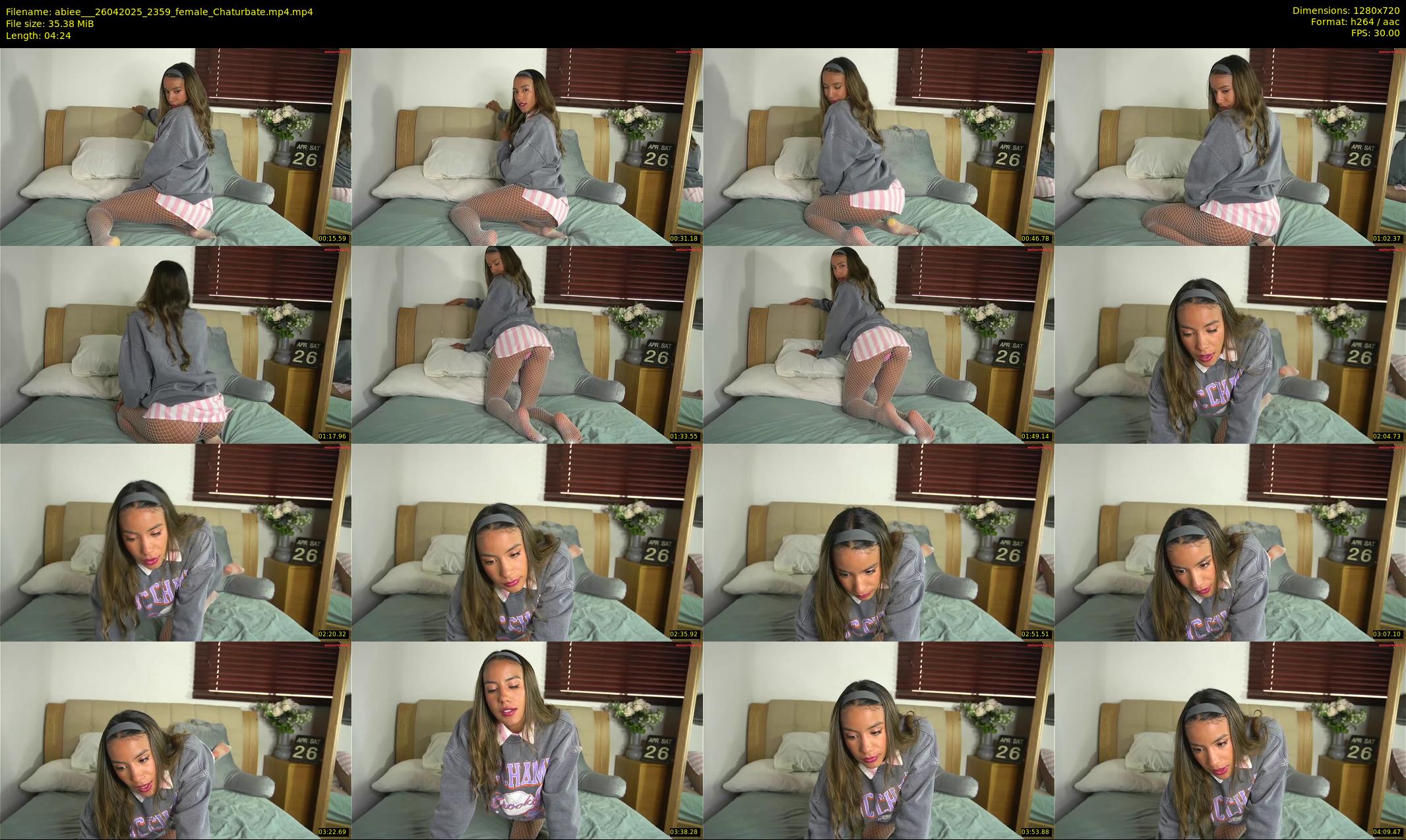 abiee__ — 5 minute Chaturbate female cam show recording, 720p, Apr 26, 2025