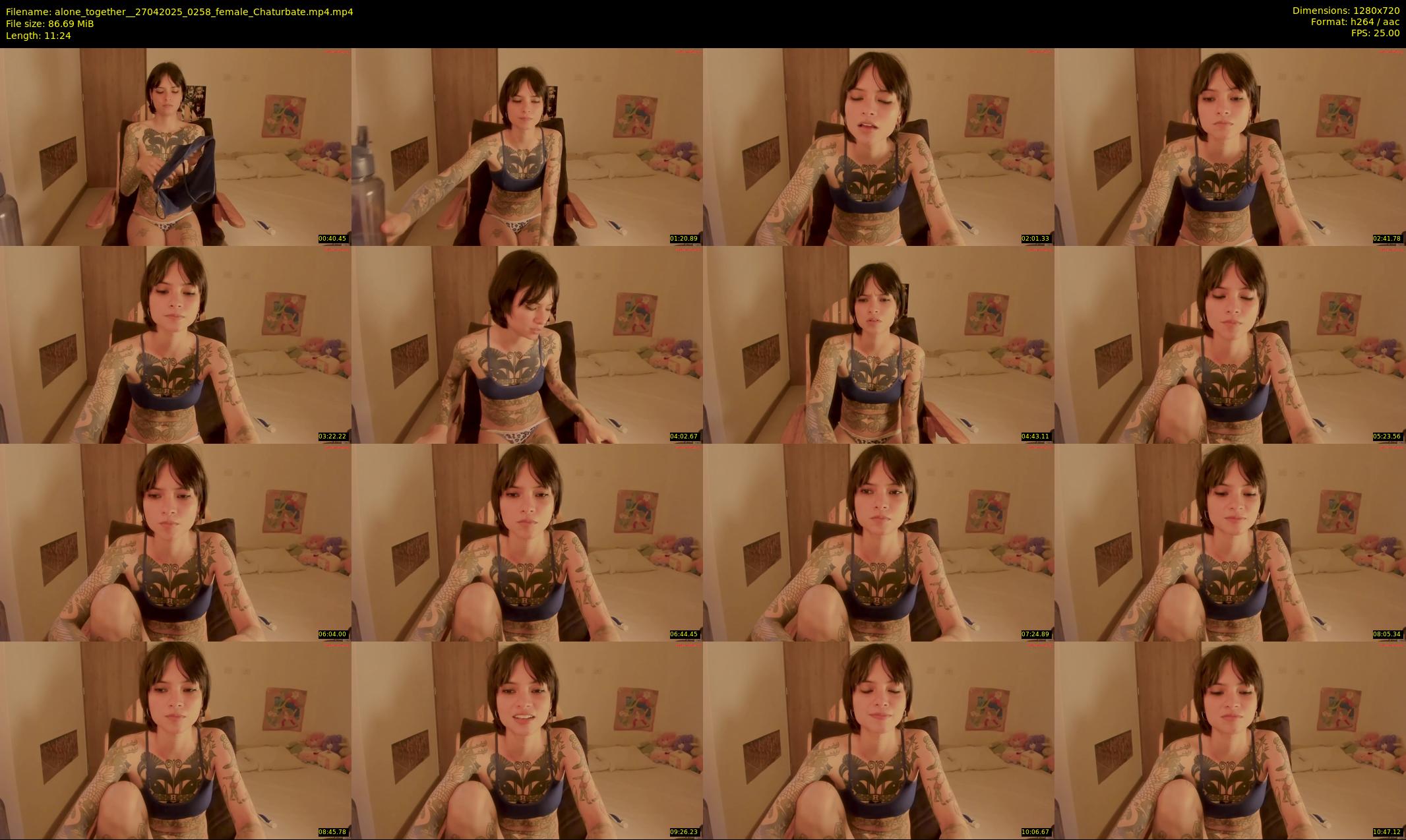 alone_together_ — 12 minute Chaturbate female cam show recording, 720p, Apr 27, 2025