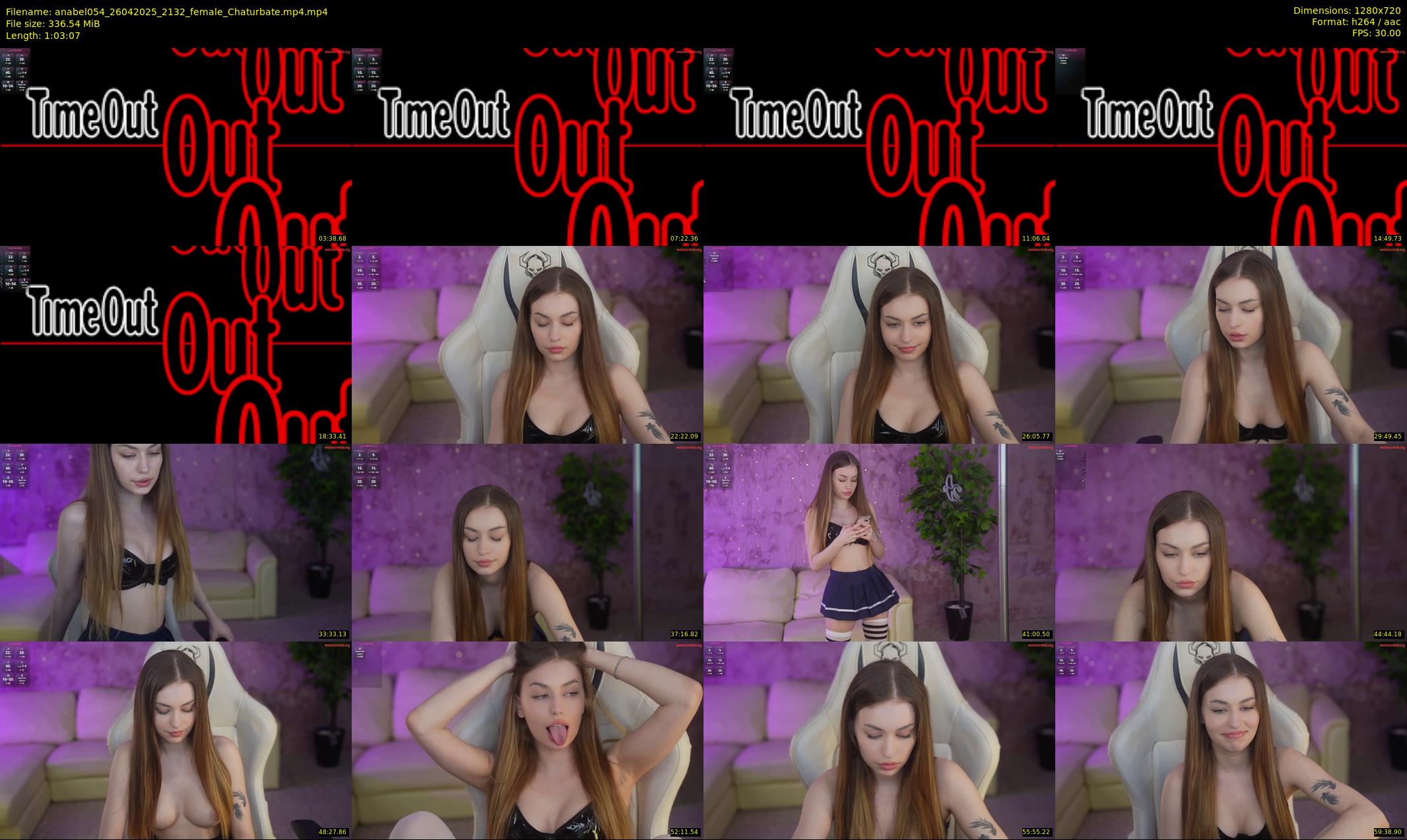 anabel054 — 64 minute Chaturbate female cam show recording, 720p, Apr 26, 2025