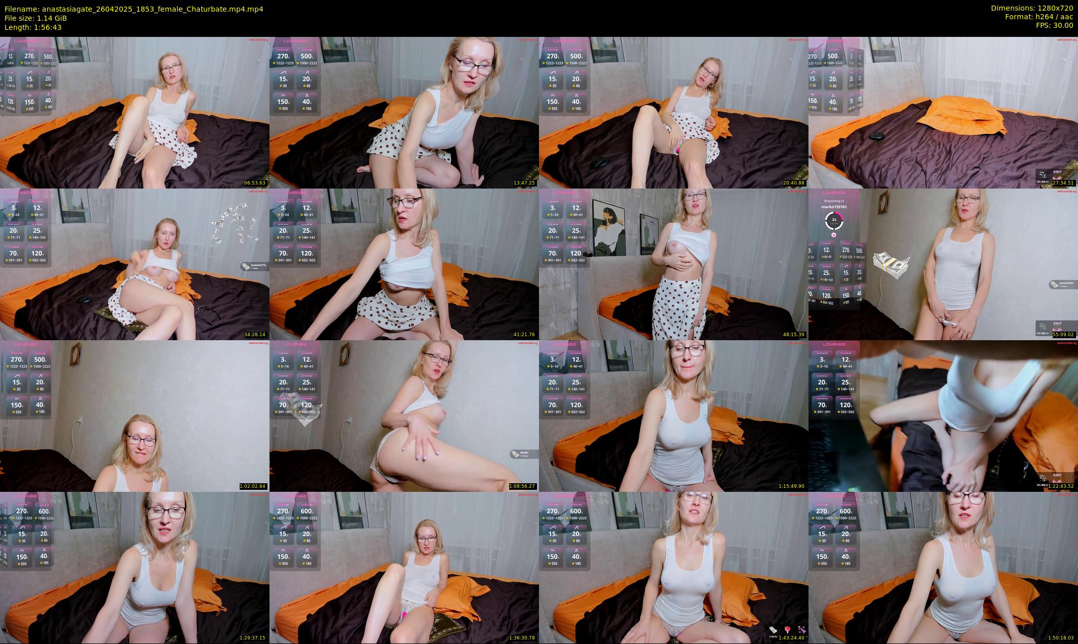 anastasiagate — 117 minute Chaturbate female cam show recording, 720p, Apr 26, 2025