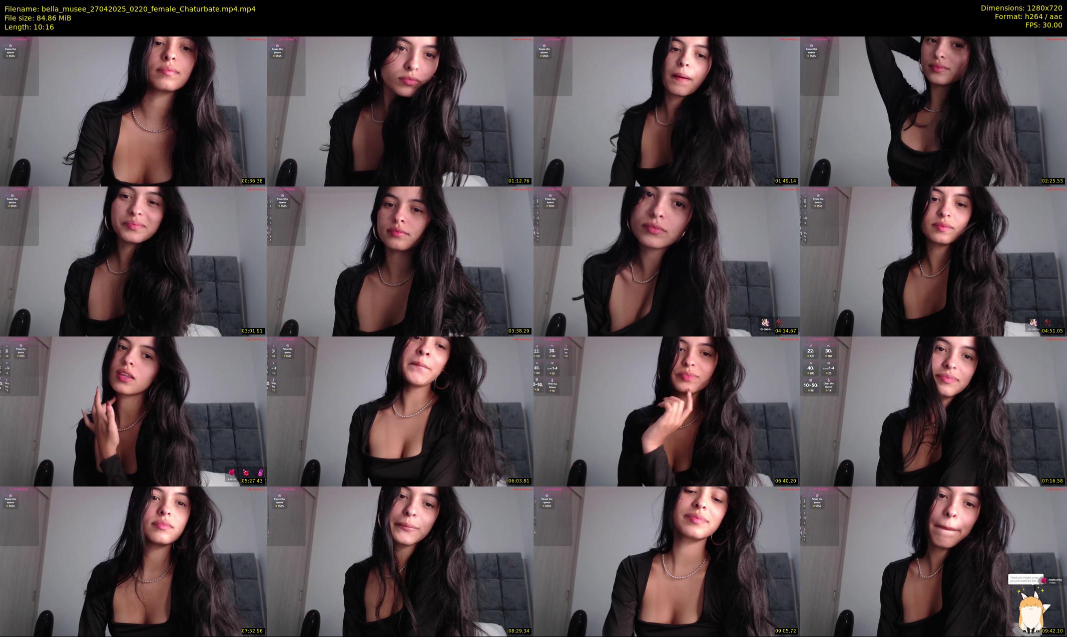 bella_musee — 11 minute Chaturbate female cam show recording, 720p, Apr 27, 2025