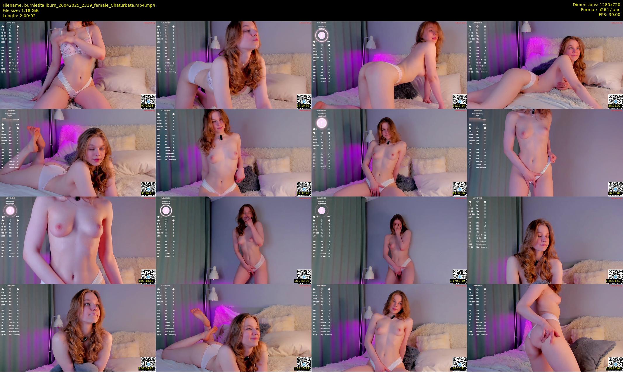 burnletitallburn — 121 minute Chaturbate female cam show recording, 720p, Apr 26, 2025