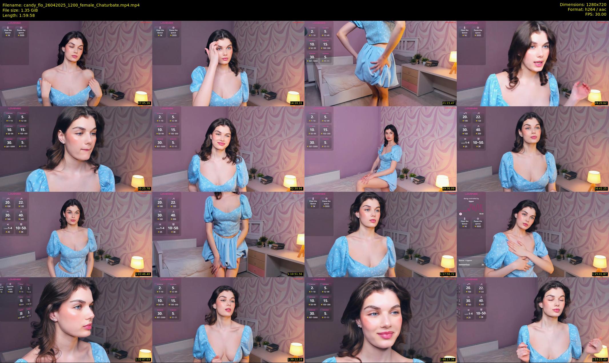 candy_flo — 120 minute Chaturbate female cam show recording, 720p, Apr 26, 2025