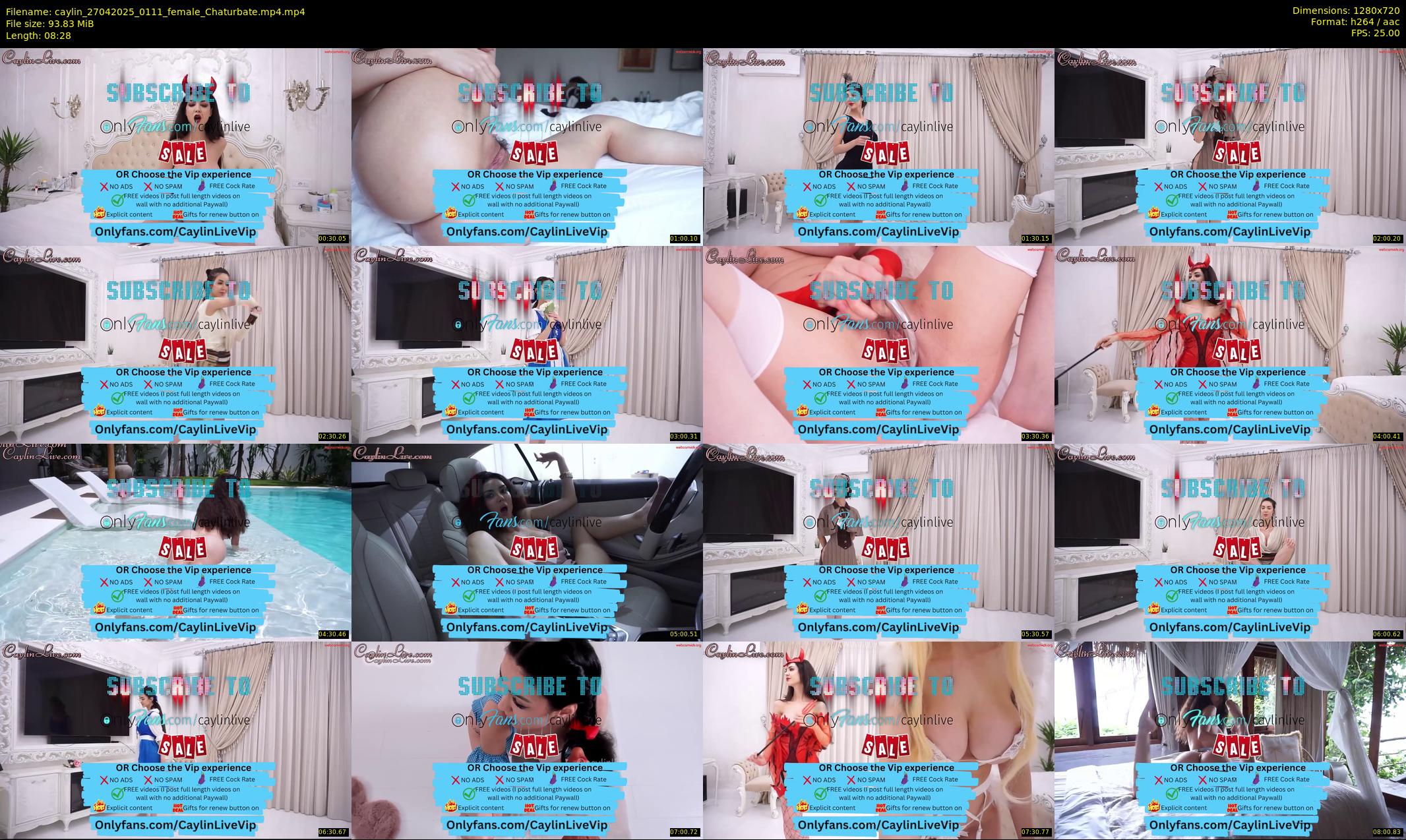caylin — 9 minute Chaturbate female cam show recording, 720p, Apr 27, 2025