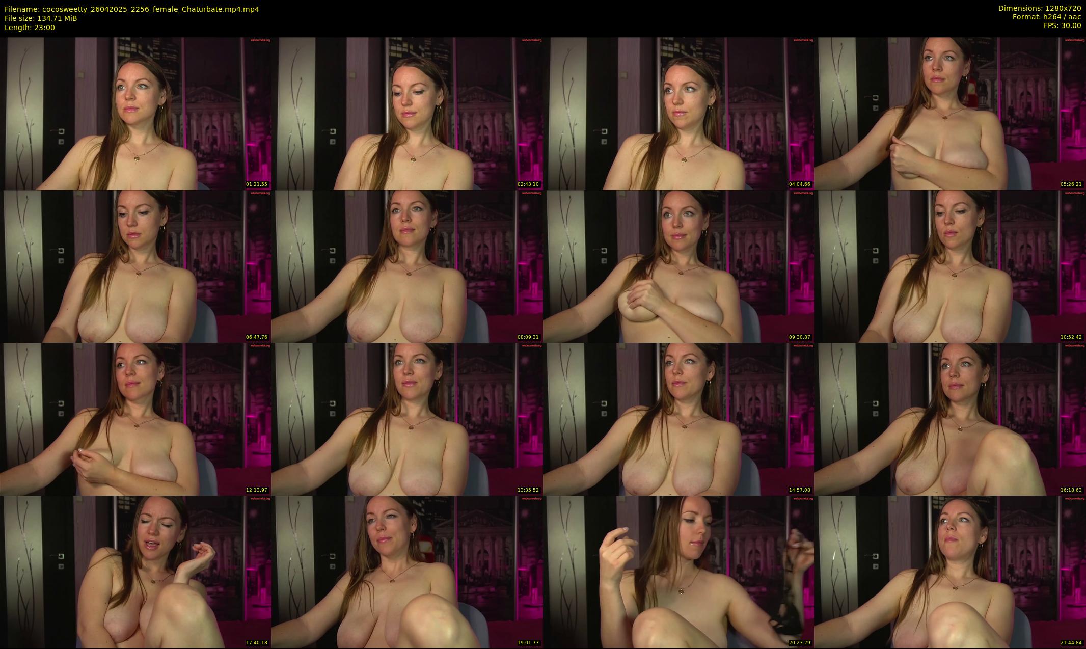 cocosweetty — 23 minute Chaturbate female cam show recording, 720p, Apr 26, 2025