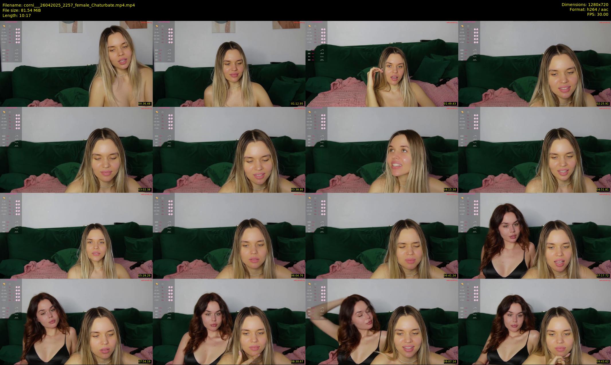 corni__ — 11 minute Chaturbate female cam show recording, 720p, Apr 26, 2025