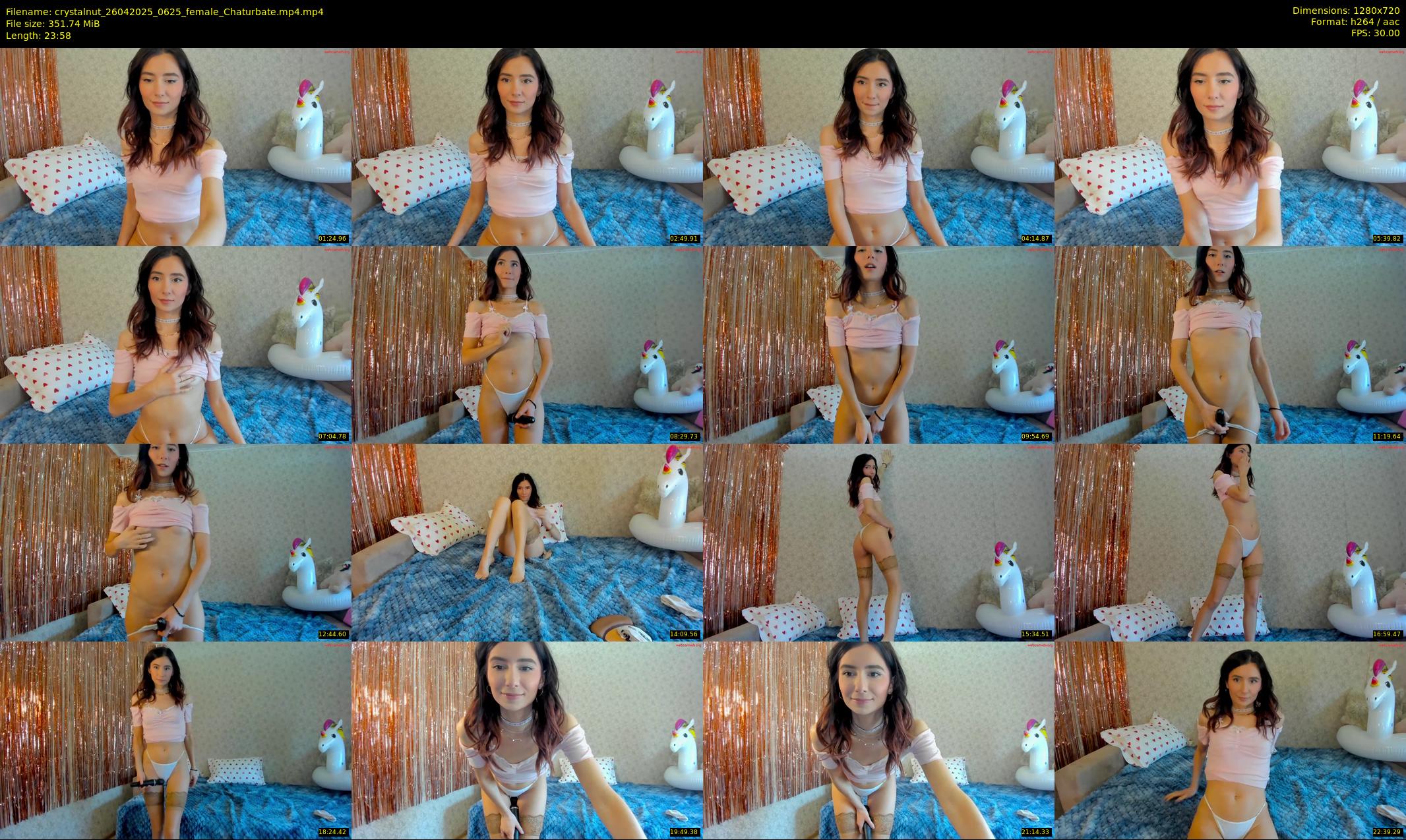 crystalnut — 24 minute Chaturbate female cam show recording, 720p, Apr 26, 2025