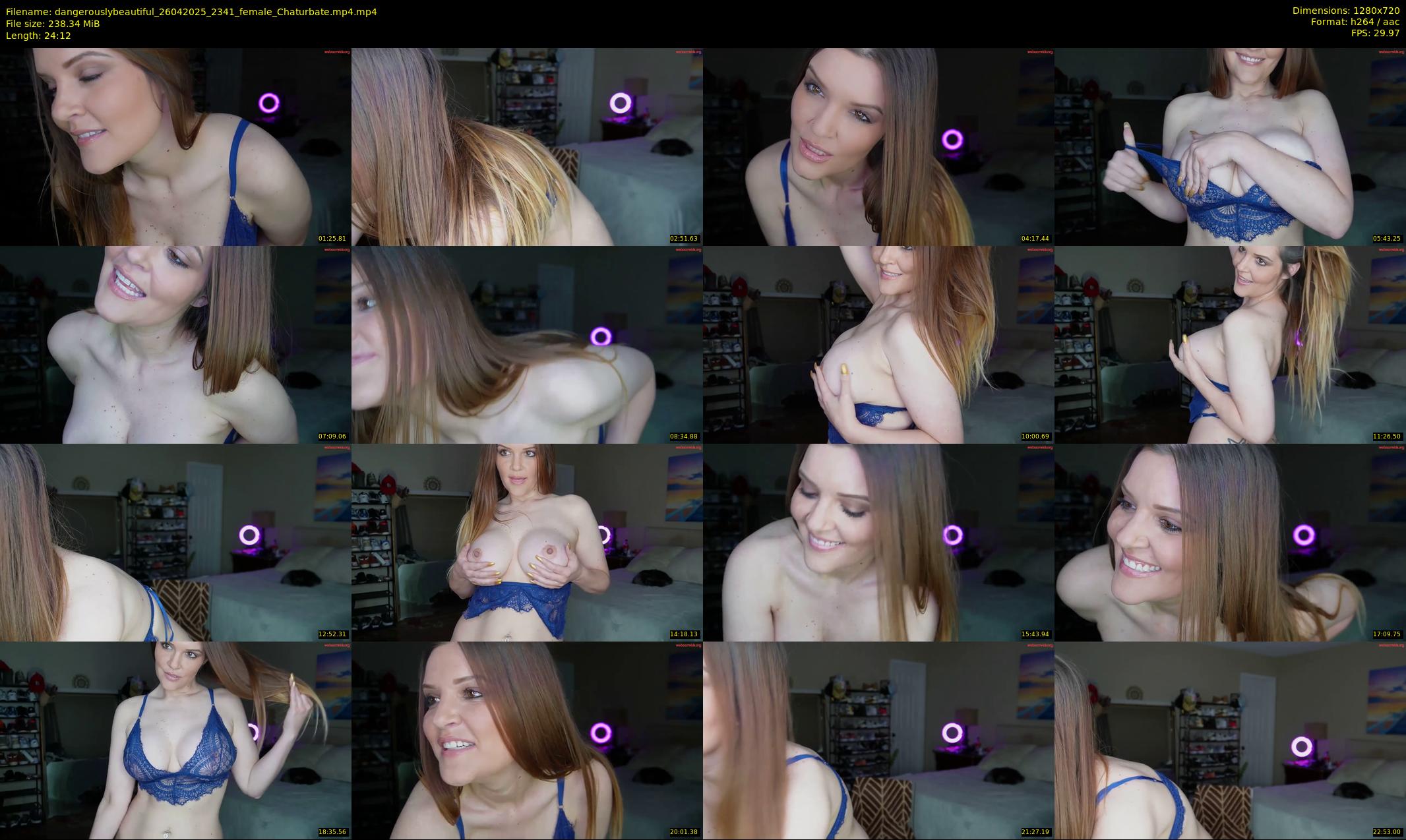 dangerouslybeautiful — 25 minute Chaturbate female cam show recording, 720p, Apr 26, 2025