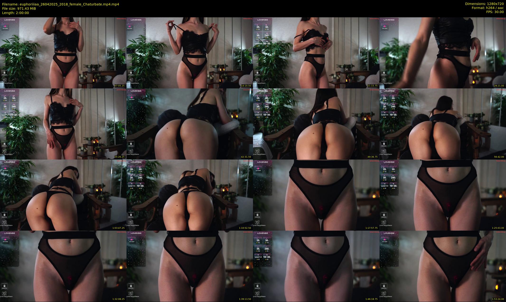 euphoriiiaa — 120 minute Chaturbate female cam show recording, 720p, Apr 26, 2025