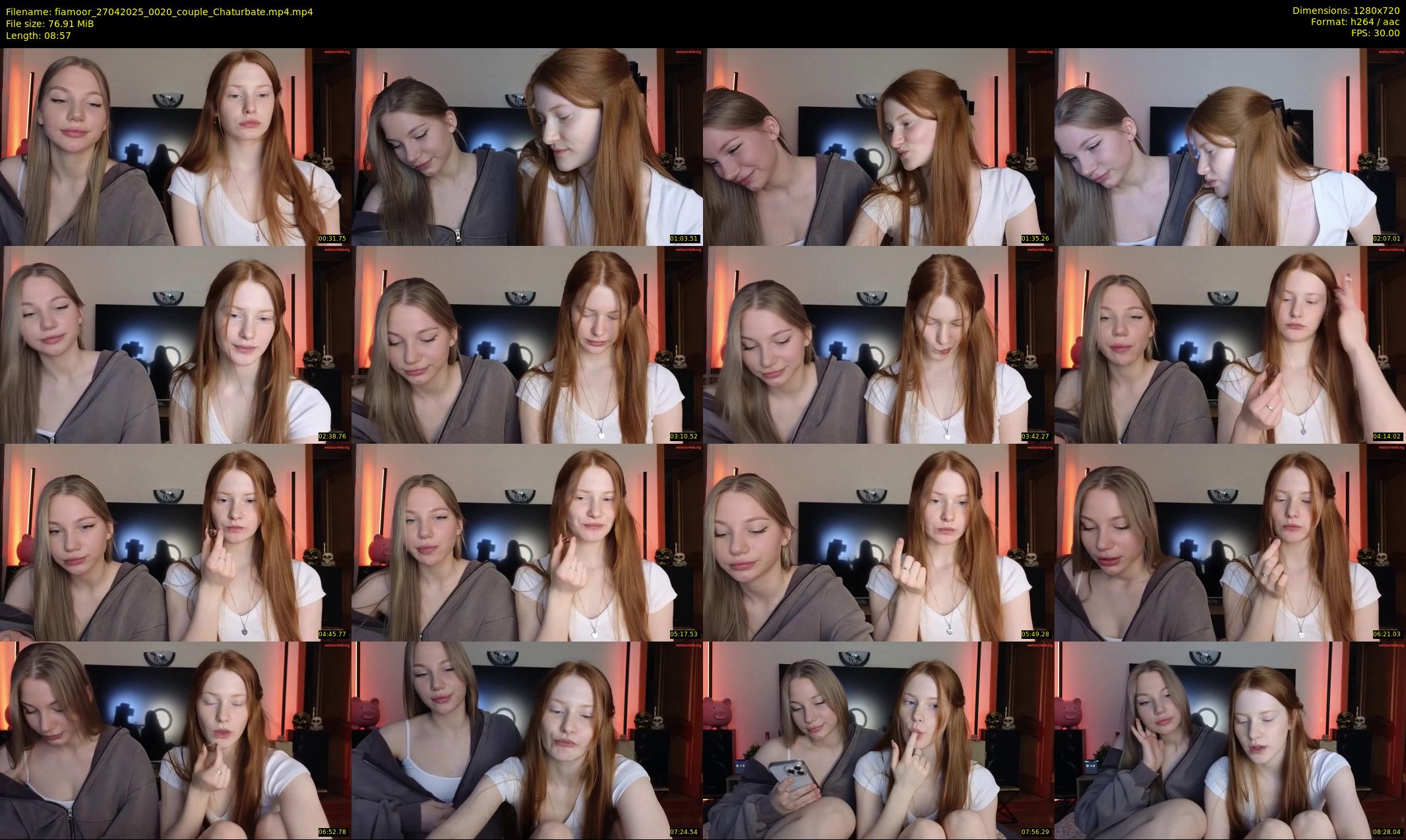 fiamoor — 9 minute Chaturbate female cam show recording, 720p, Apr 27, 2025