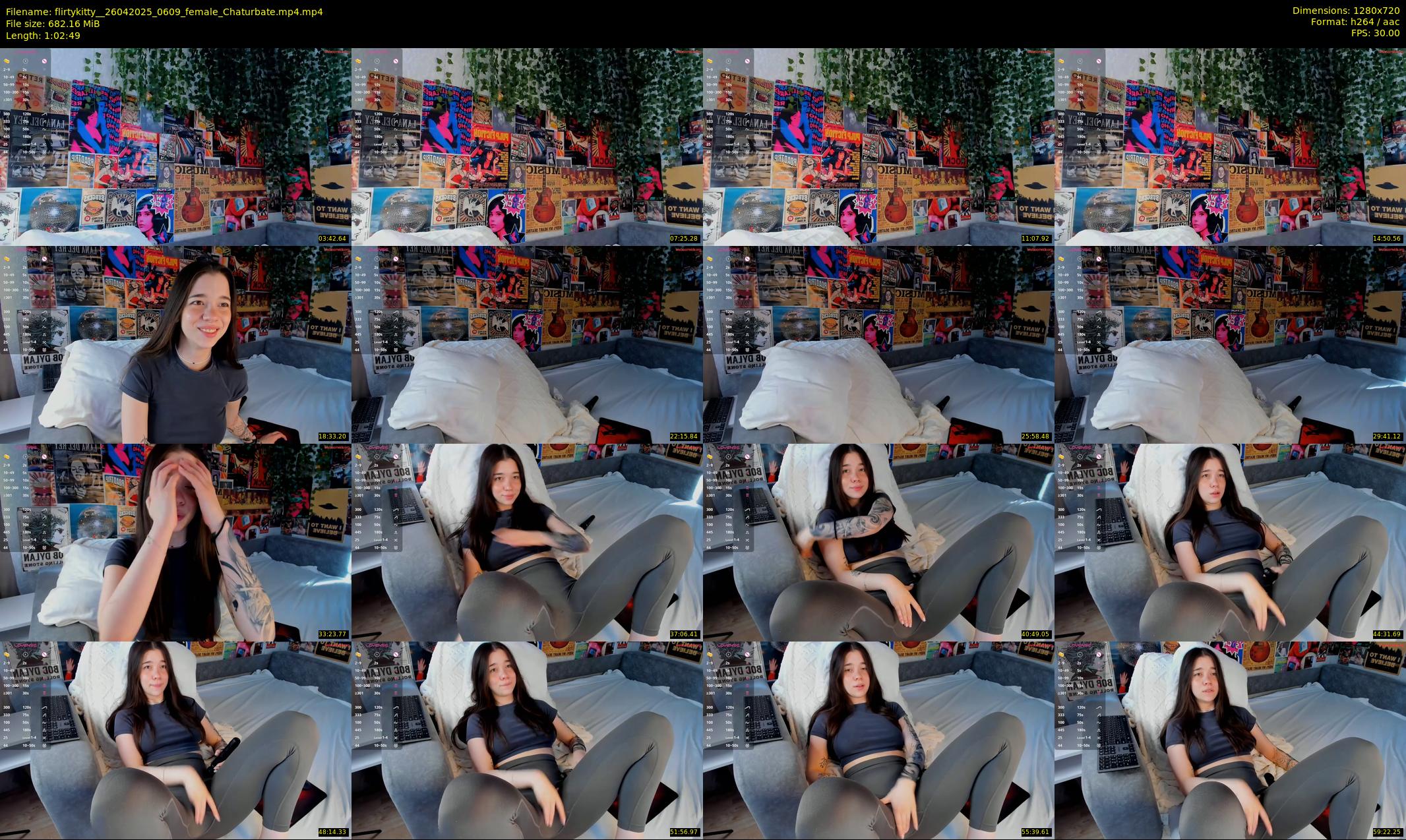 flirtykitty_ — 63 minute Chaturbate female cam show recording, 720p, Apr 26, 2025