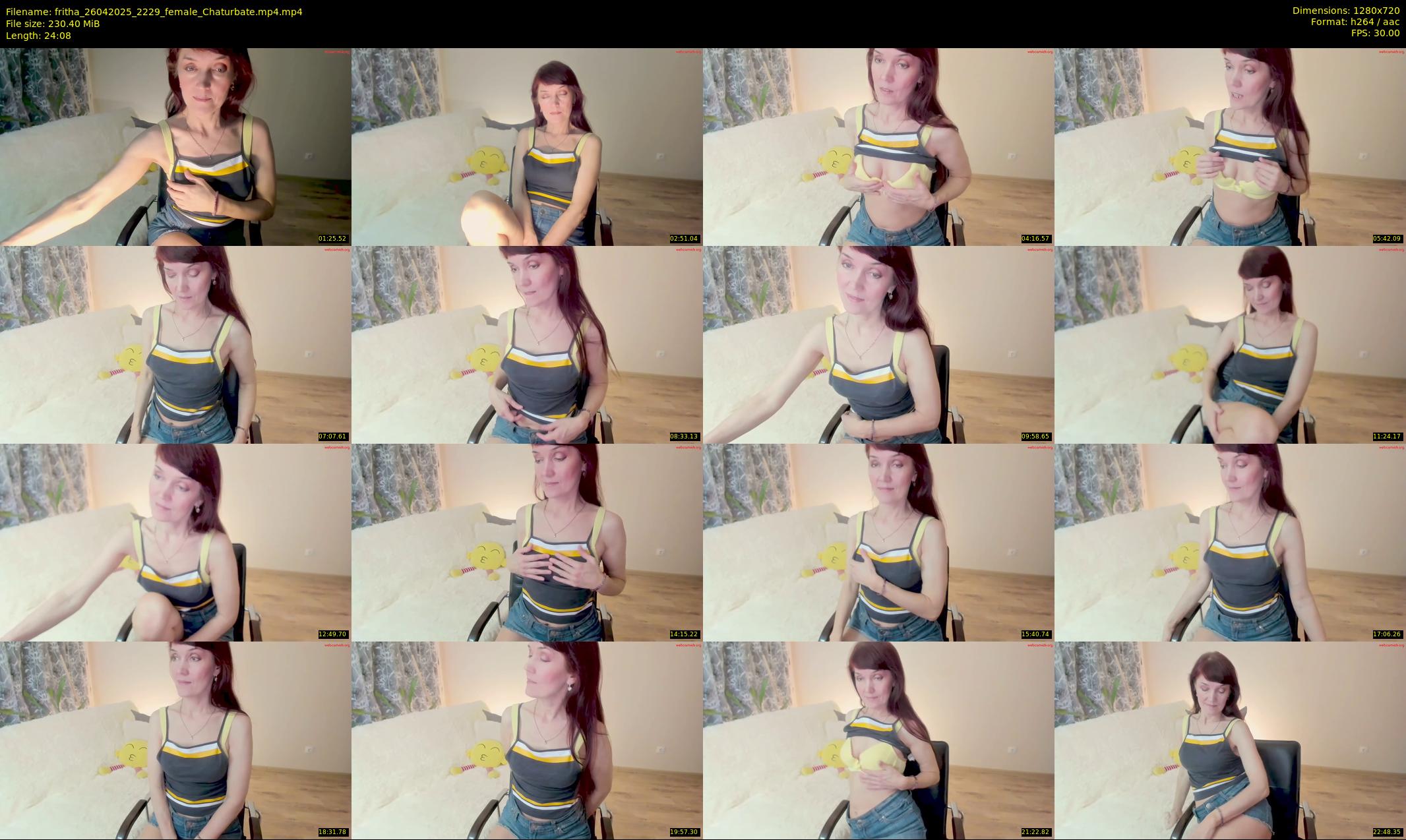 fritha — 25 minute Chaturbate female cam show recording, 720p, Apr 26, 2025