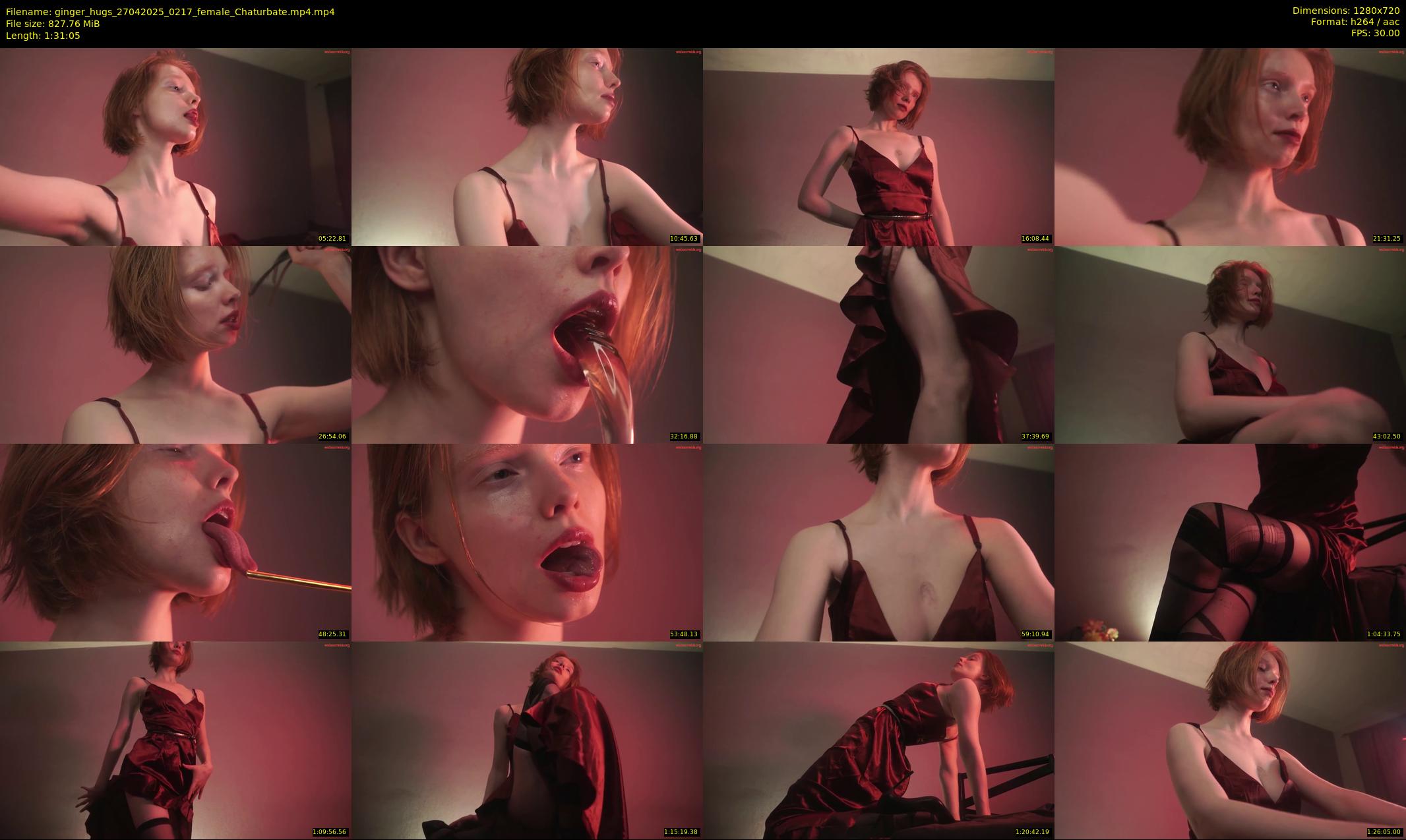 ginger_hugs — 92 minute Chaturbate female cam show recording, 720p, Apr 27, 2025