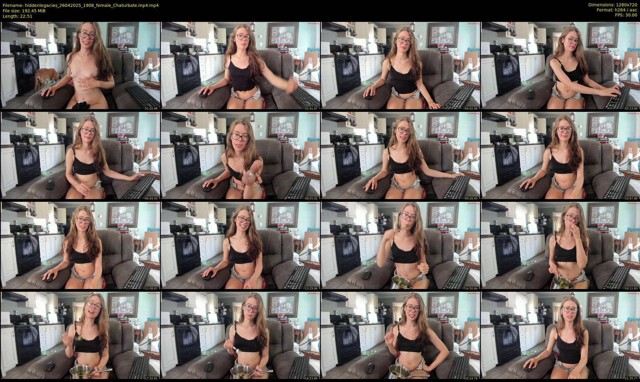 hiddenlegacies — 23 minute Chaturbate female cam show recording, 720p, Apr 26, 2025