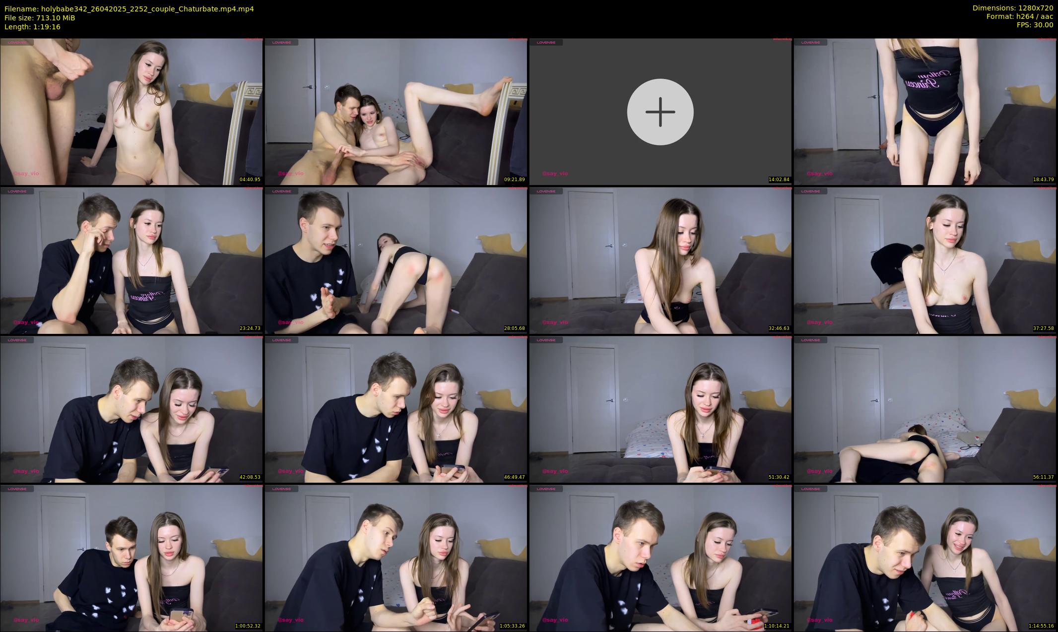 holybabe342 — 80 minute Chaturbate couple cam show recording, 720p, Apr 26, 2025