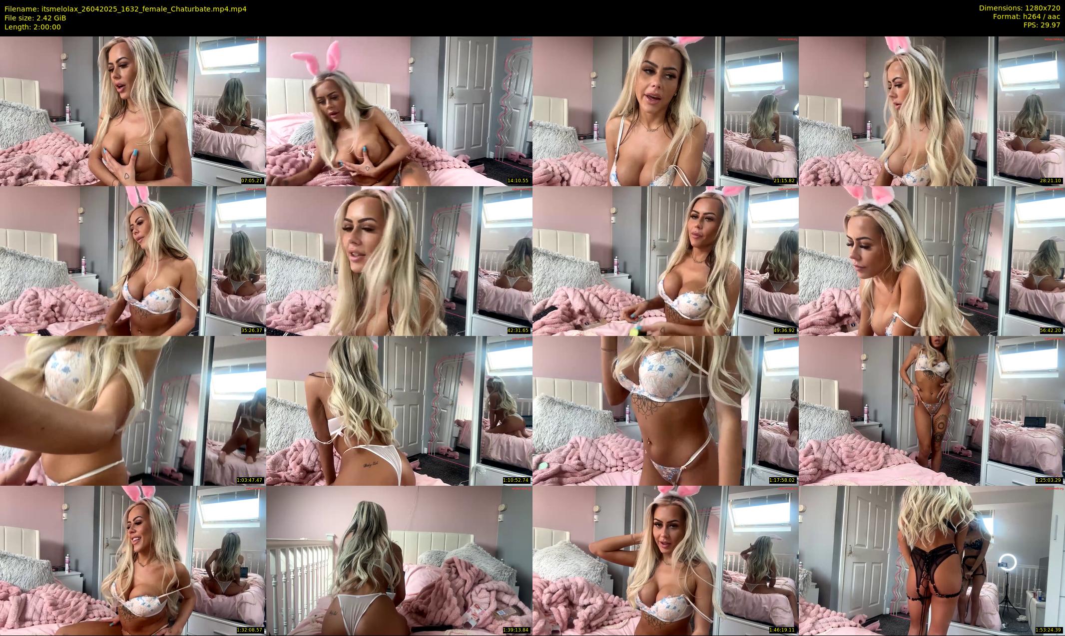 itsmelolax — 120 minute Chaturbate female cam show recording, 720p, Apr 26, 2025