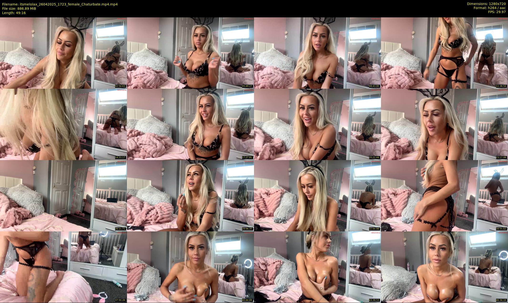itsmelolax — 50 minute Chaturbate female cam show recording, 720p, Apr 26, 2025