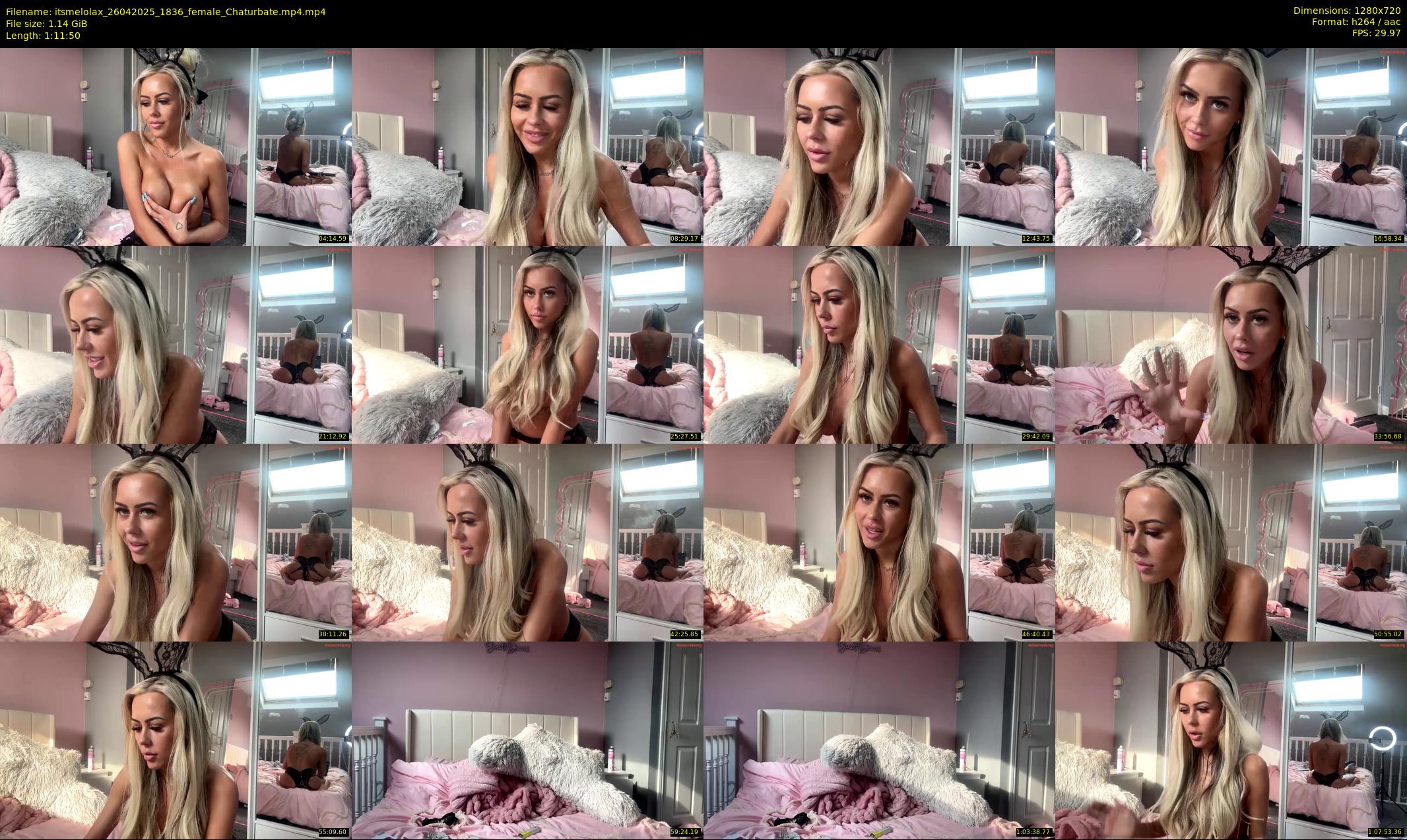 itsmelolax — 72 minute Chaturbate female cam show recording, 720p, Apr 26, 2025