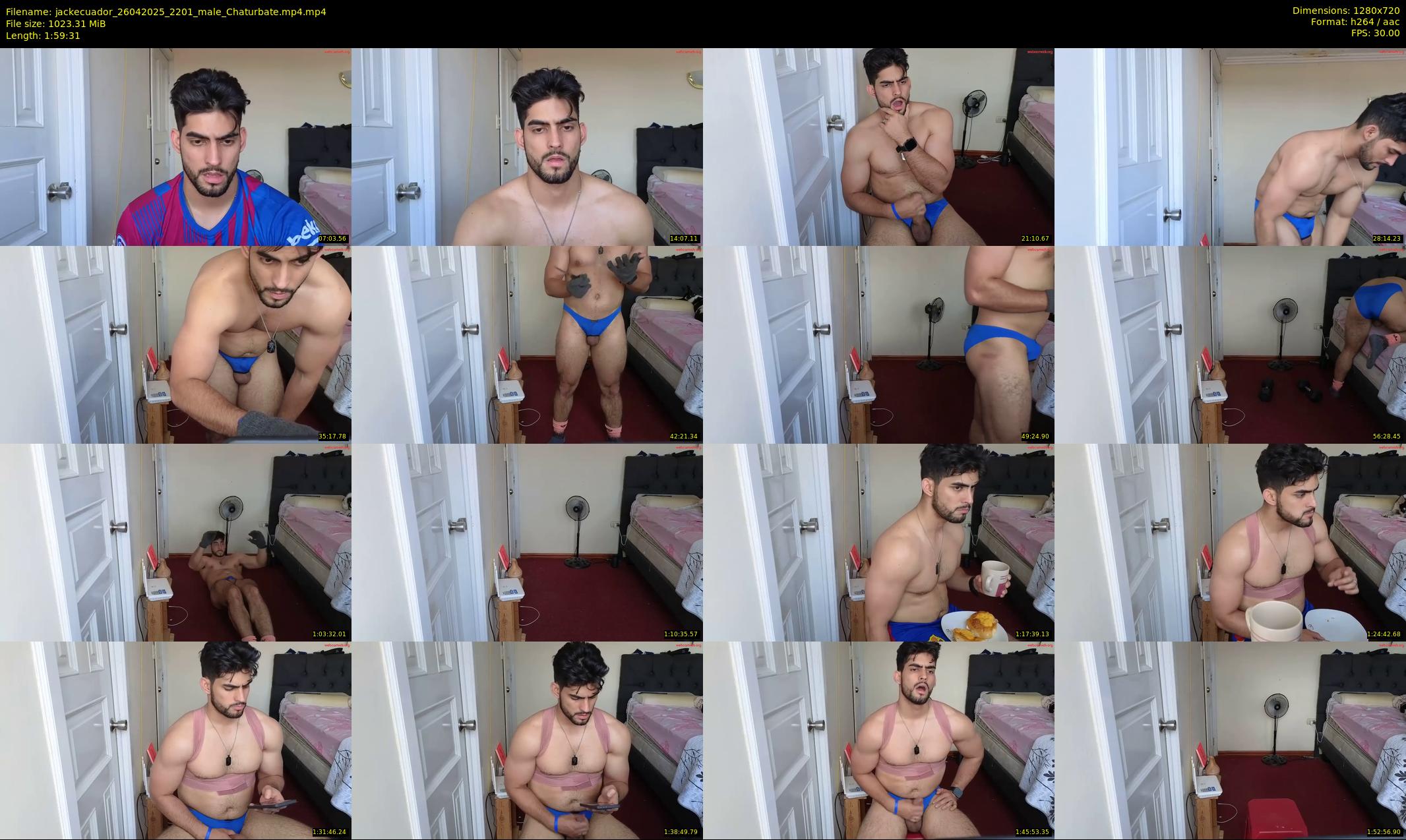 jackecuador — 120 minute Chaturbate male cam show recording, 720p, Apr 26, 2025