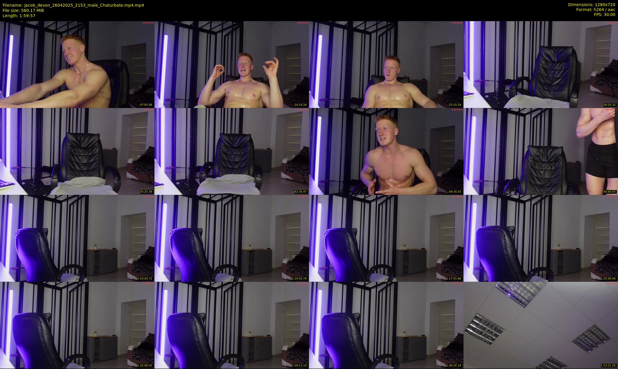 jacob_devon — 120 minute Chaturbate male cam show recording, 720p, Apr 26, 2025