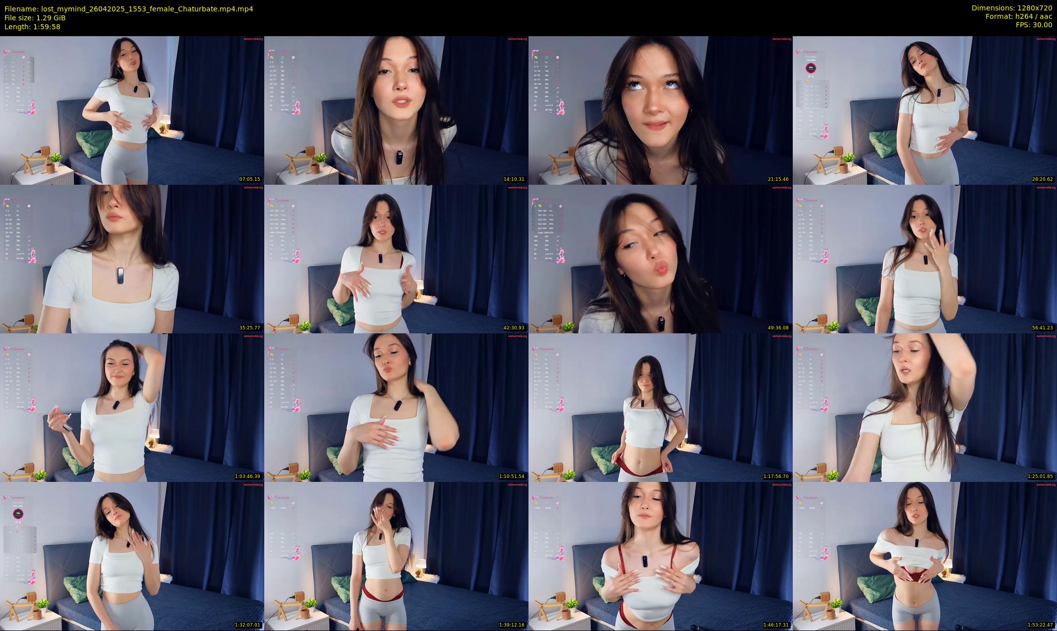 lost_mymind — 120 minute Chaturbate female cam show recording, 720p, Apr 26, 2025