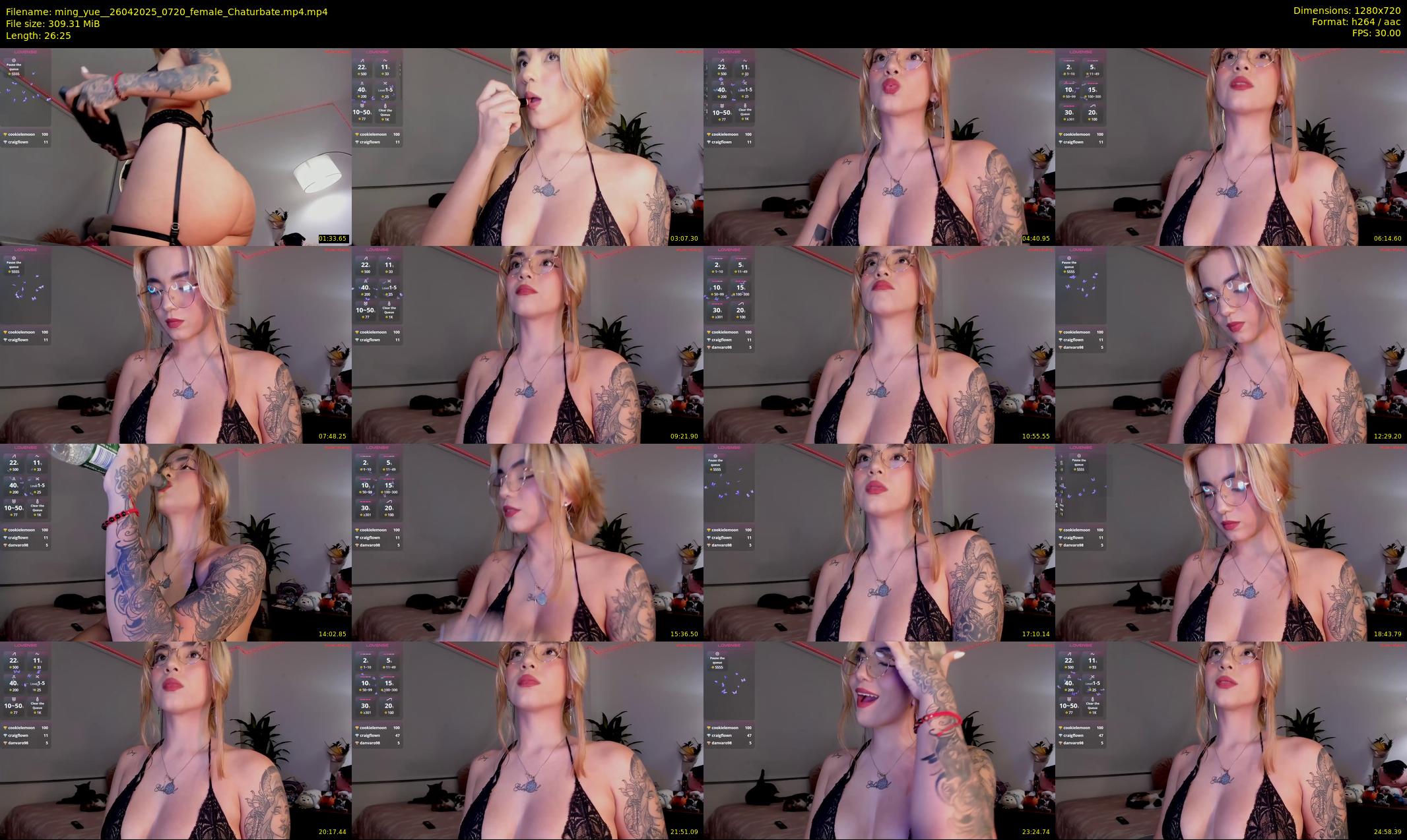 ming_yue_ — 27 minute Chaturbate female cam show recording, 720p, Apr 26, 2025