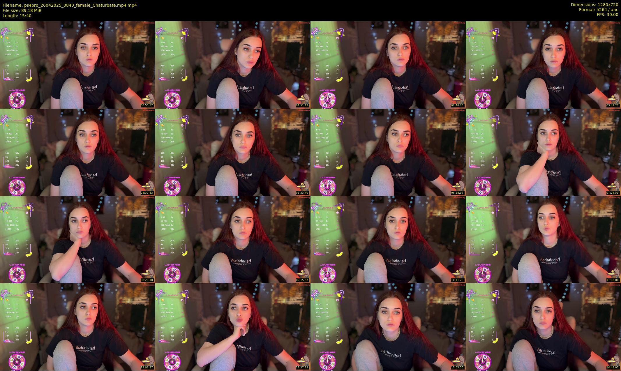 ps4pro — 16 minute Chaturbate female cam show recording, 720p, Apr 26, 2025