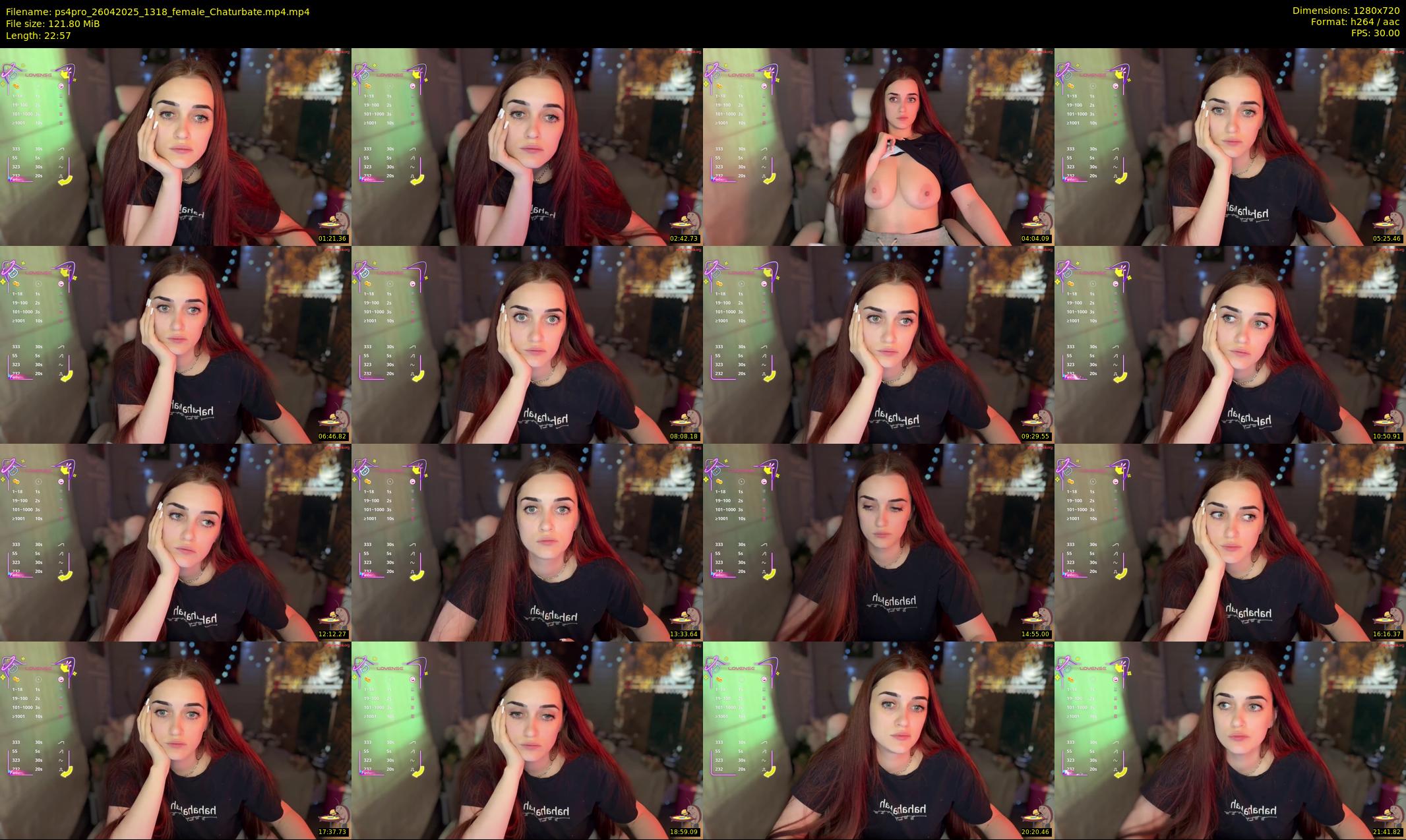 ps4pro — 23 minute Chaturbate female cam show recording, 720p, Apr 26, 2025