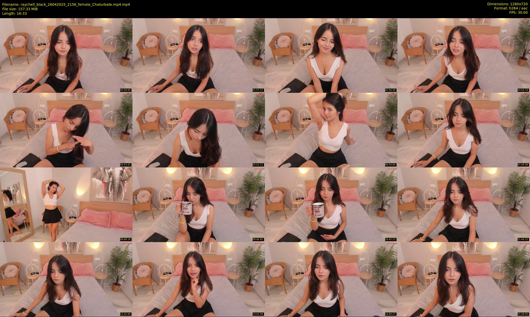 raychell_black — 17 minute Chaturbate female cam show recording, 720p, Apr 26, 2025