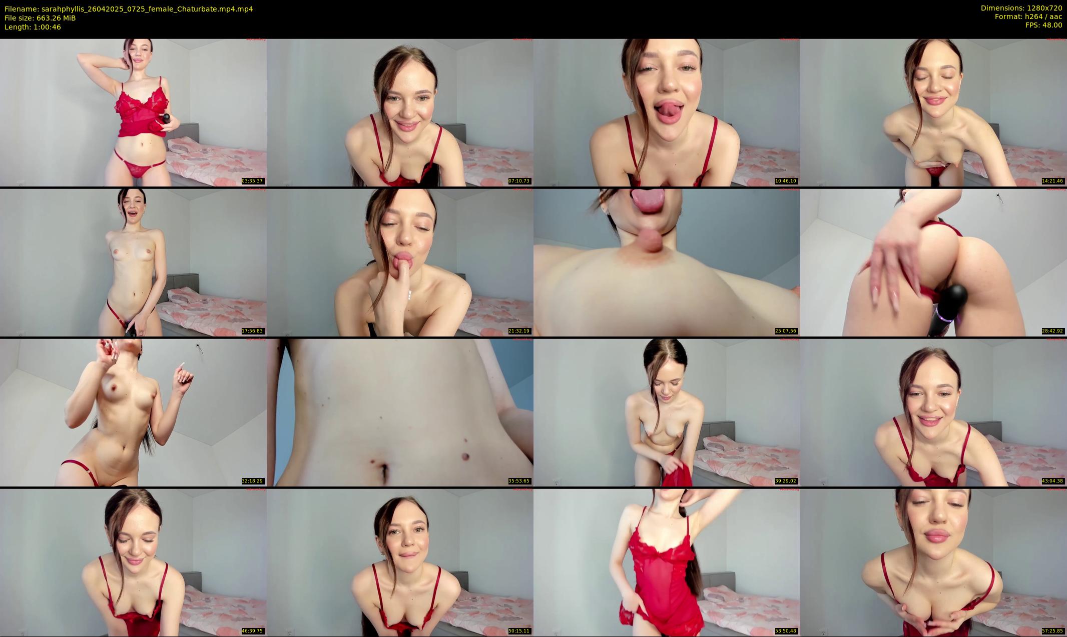 sarahphyllis — 61 minute Chaturbate female cam show recording, 720p, Apr 26, 2025